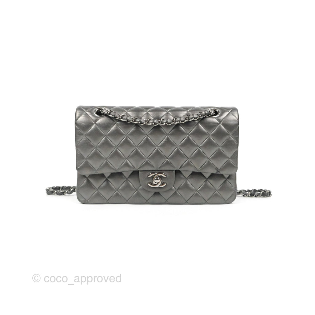 Chanel Small Classic Quilted Flap White Caviar Gold Hardware – Coco  Approved Studio