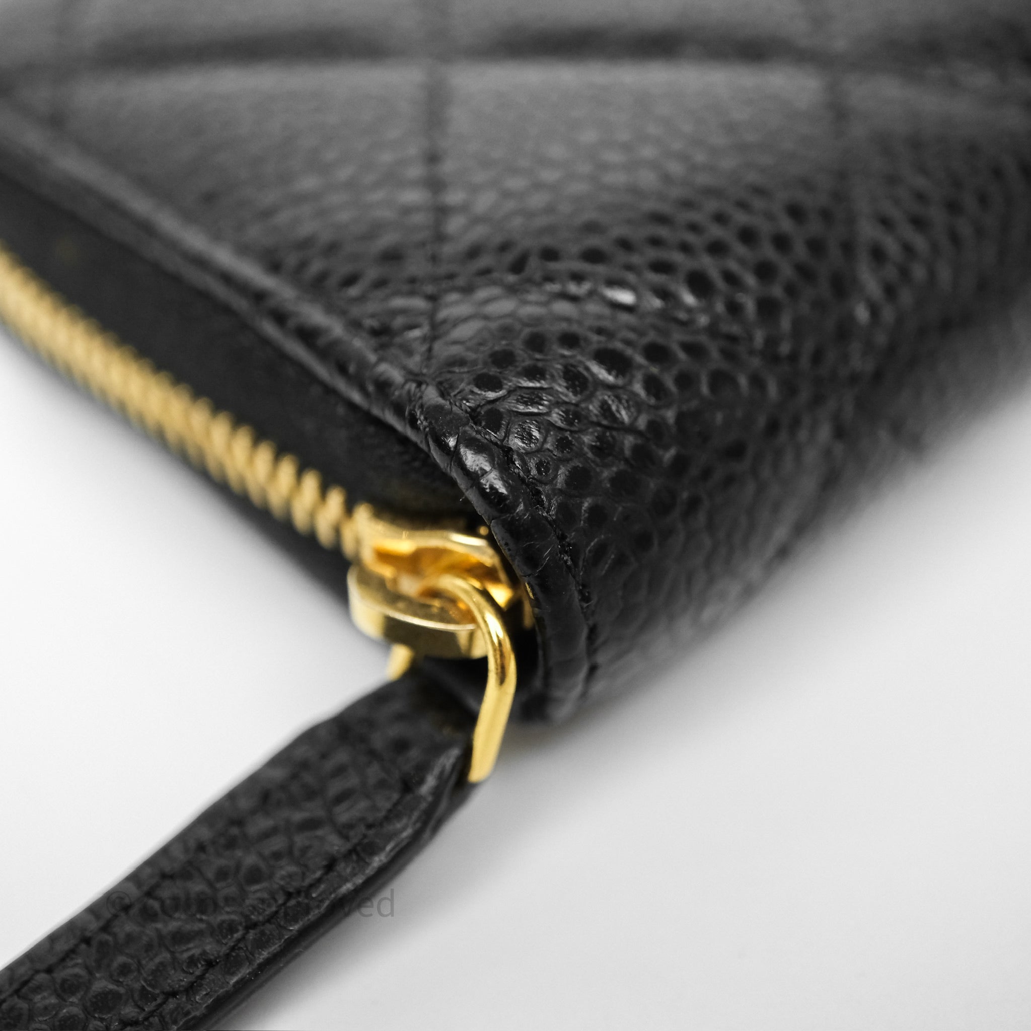 小物 CHANEL Zipped Coin Purse AP3082 Black Chanel Classic Zipped Coin Purse Black Caviar Gold Hardware