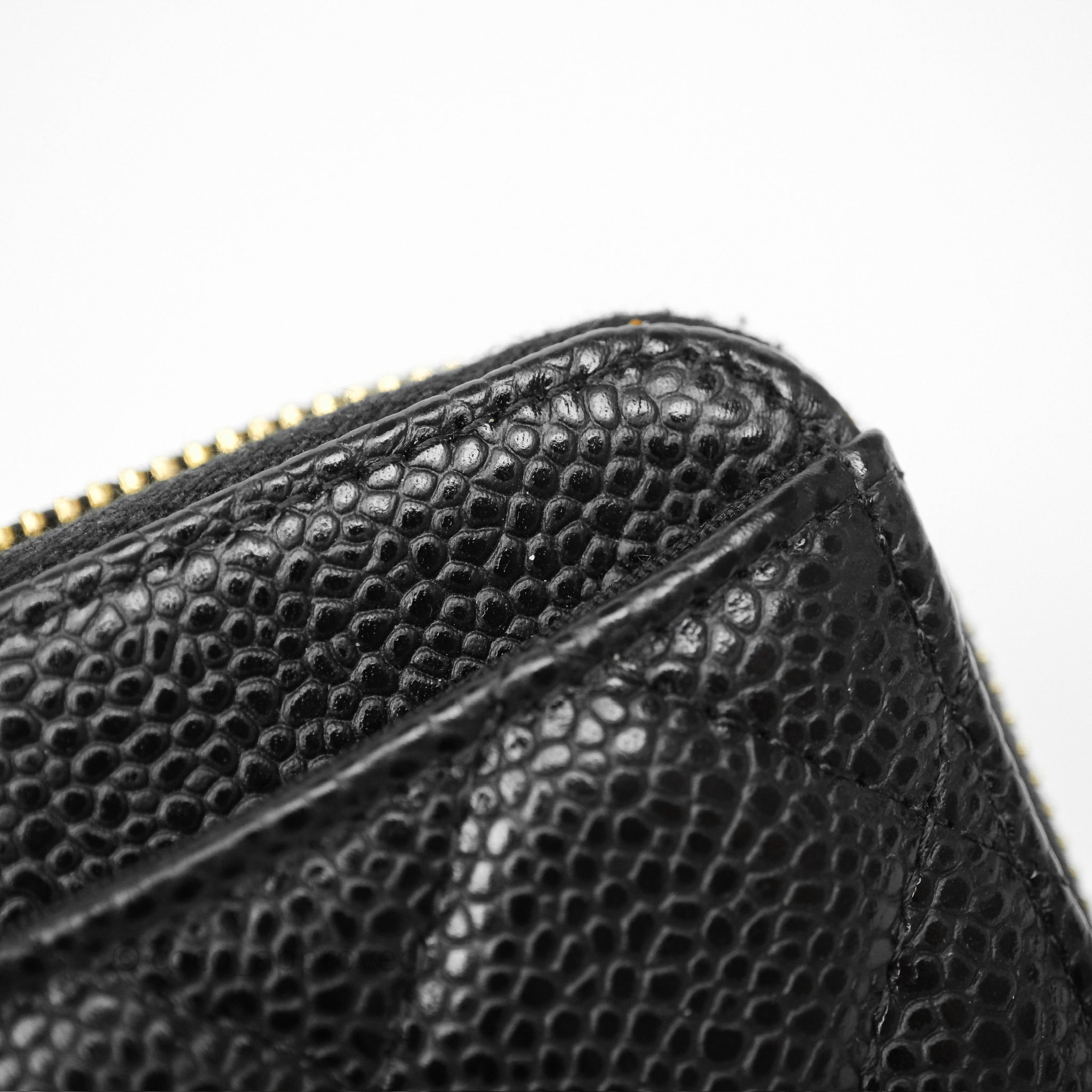 小物 CHANEL Zipped Coin Purse AP3082 Black Chanel Classic Zipped Coin Purse Black Caviar Gold Hardware