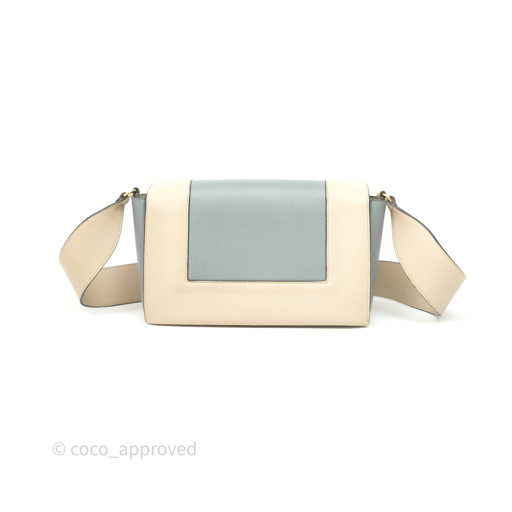 Celine Frame Bag Blue & Optic White
