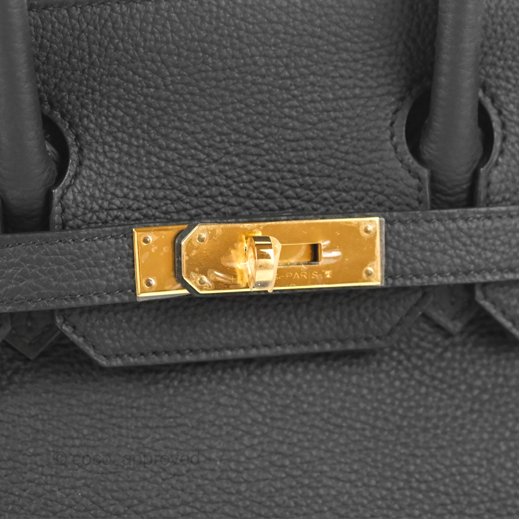 Hermès Birkin 30 Retourne Black Togo Gold Hardware – Coco Approved