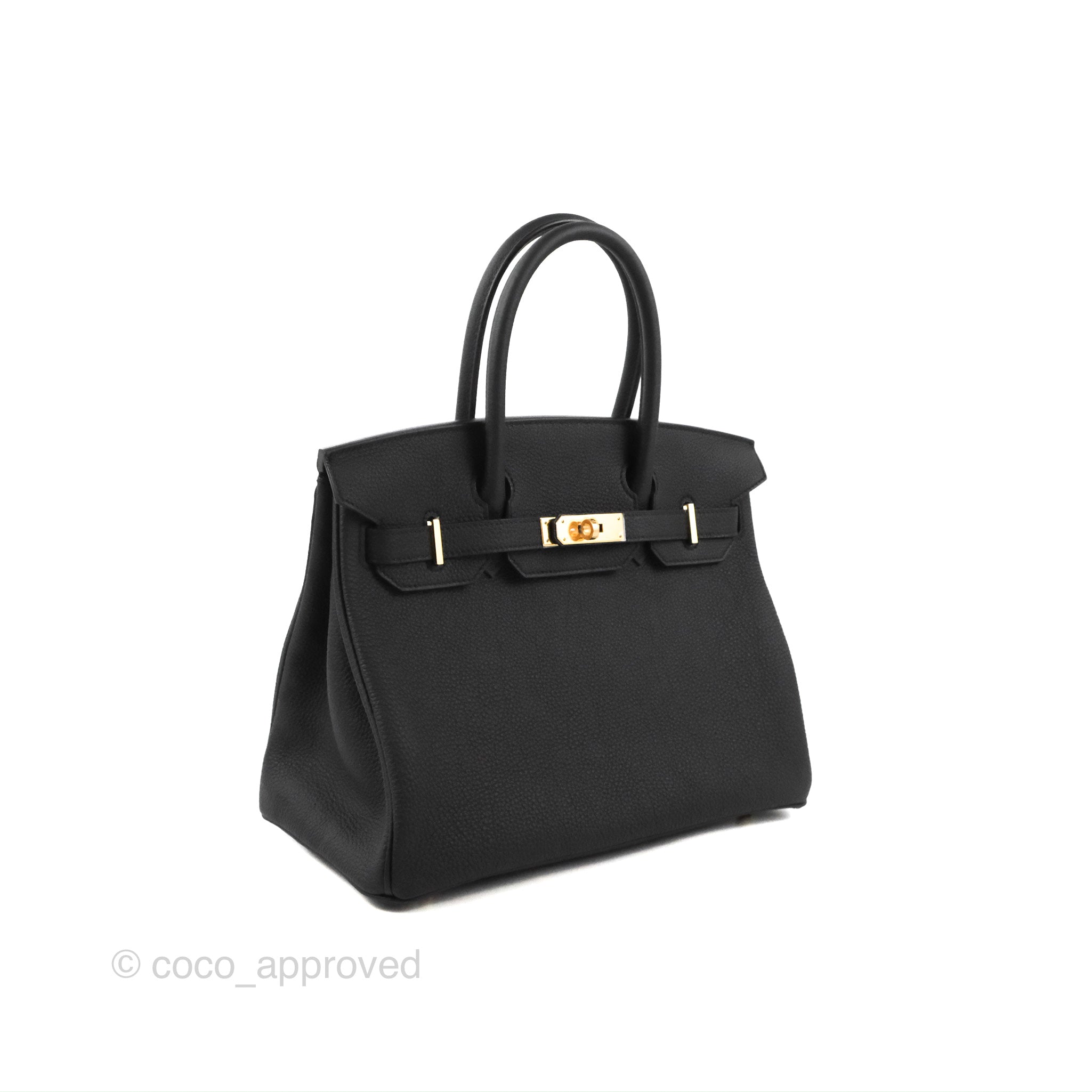 Hermes Birkin 30 Black Togo With Gold Hardware 2014 – RELUXE1ST