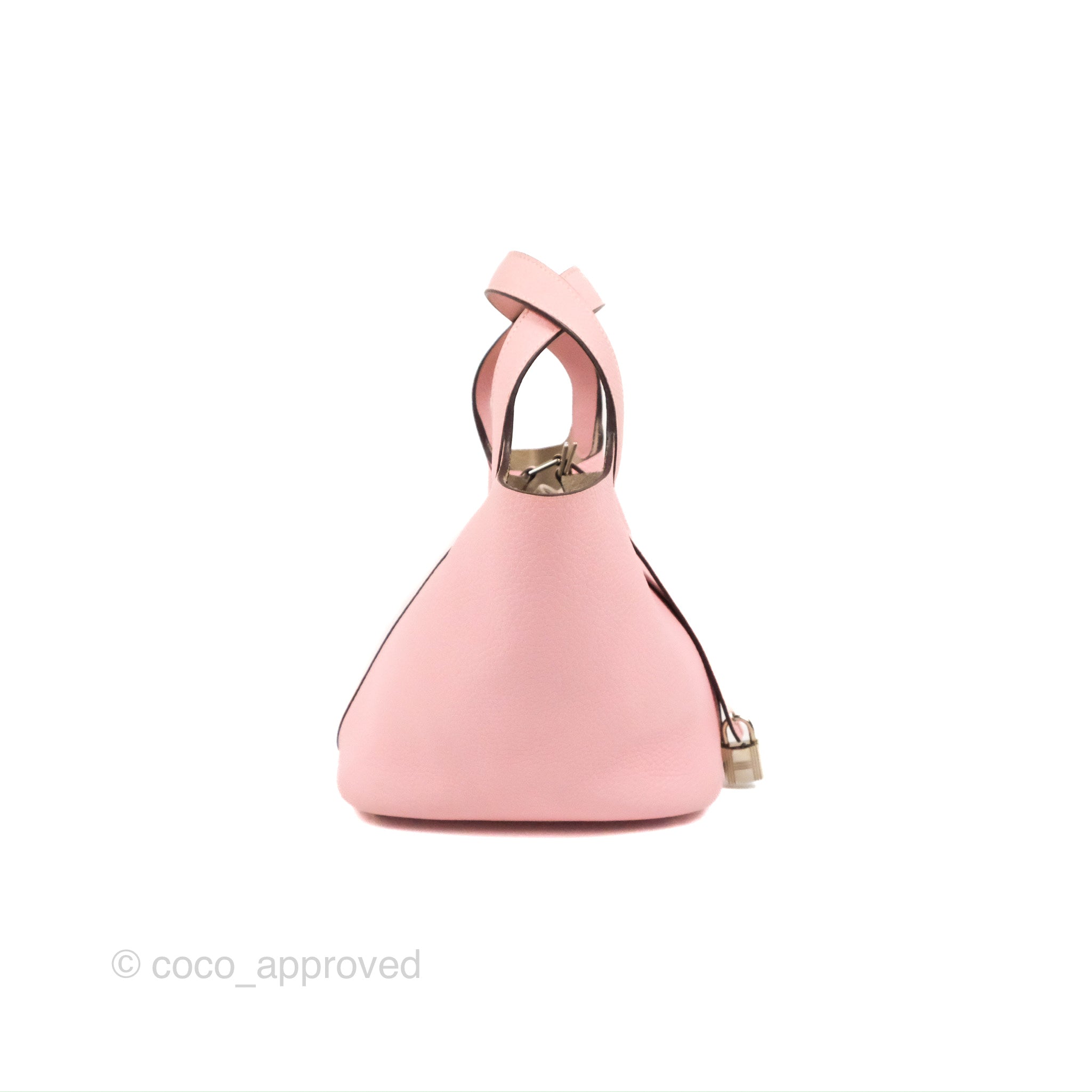 Hermes Taurillon Clemence Picotin Lock 18 PM Rose Mexico – The It Bag