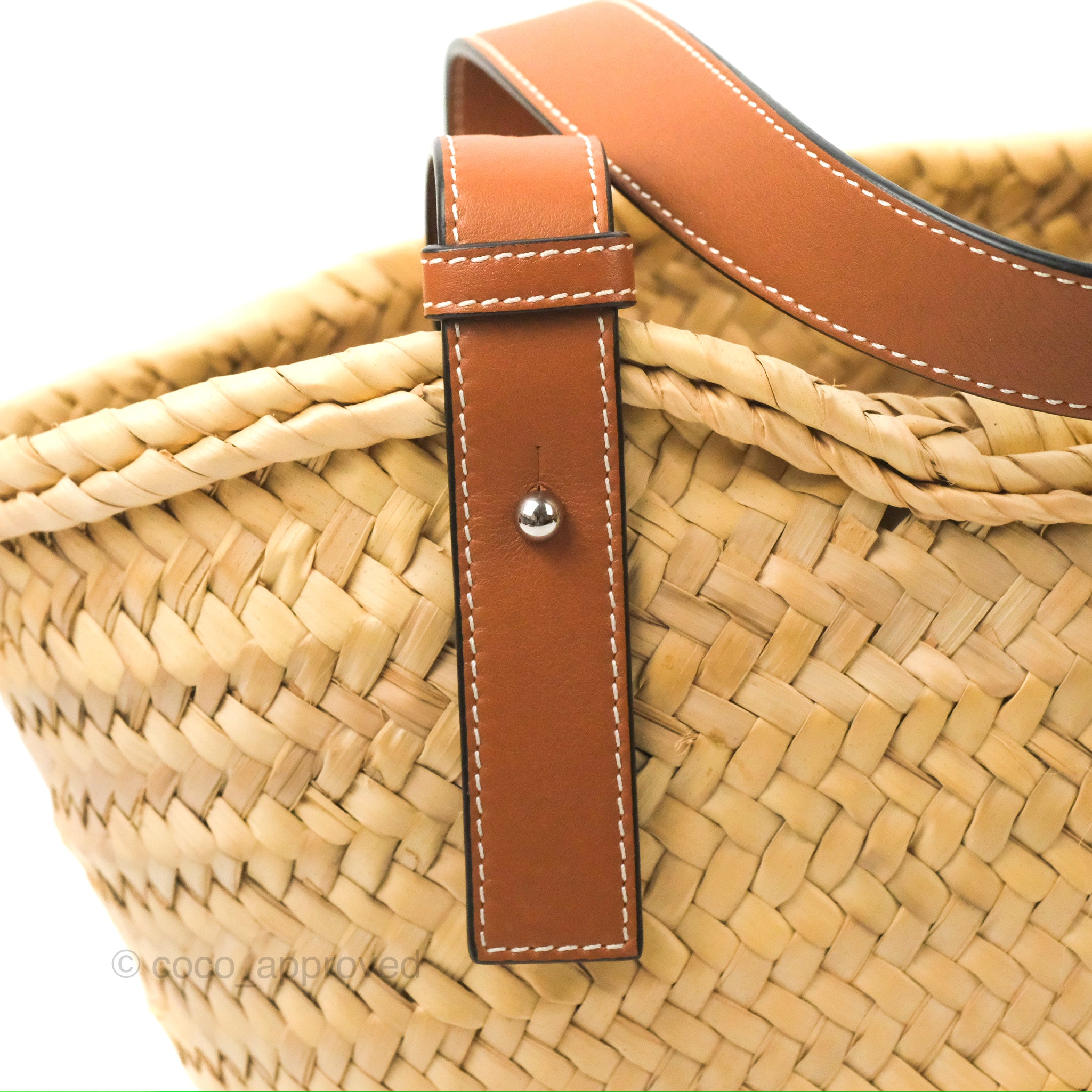 LOEWE, Medium Basket Bag in Tan