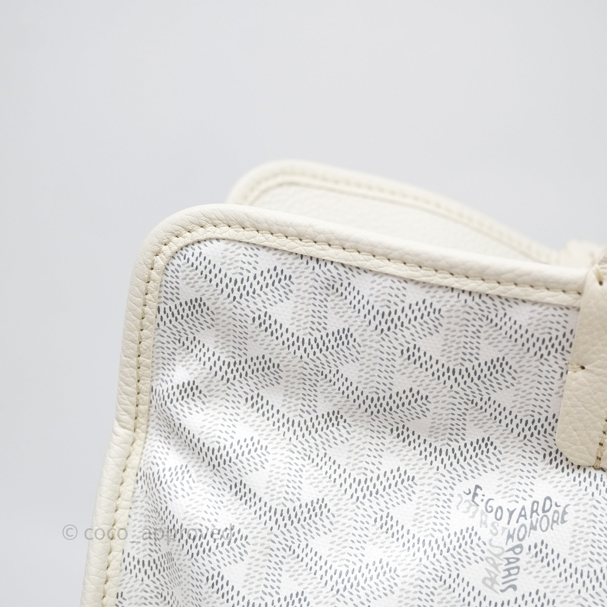 Goyard Goyardine White Sac Hardy PM – Coco Approved Studio
