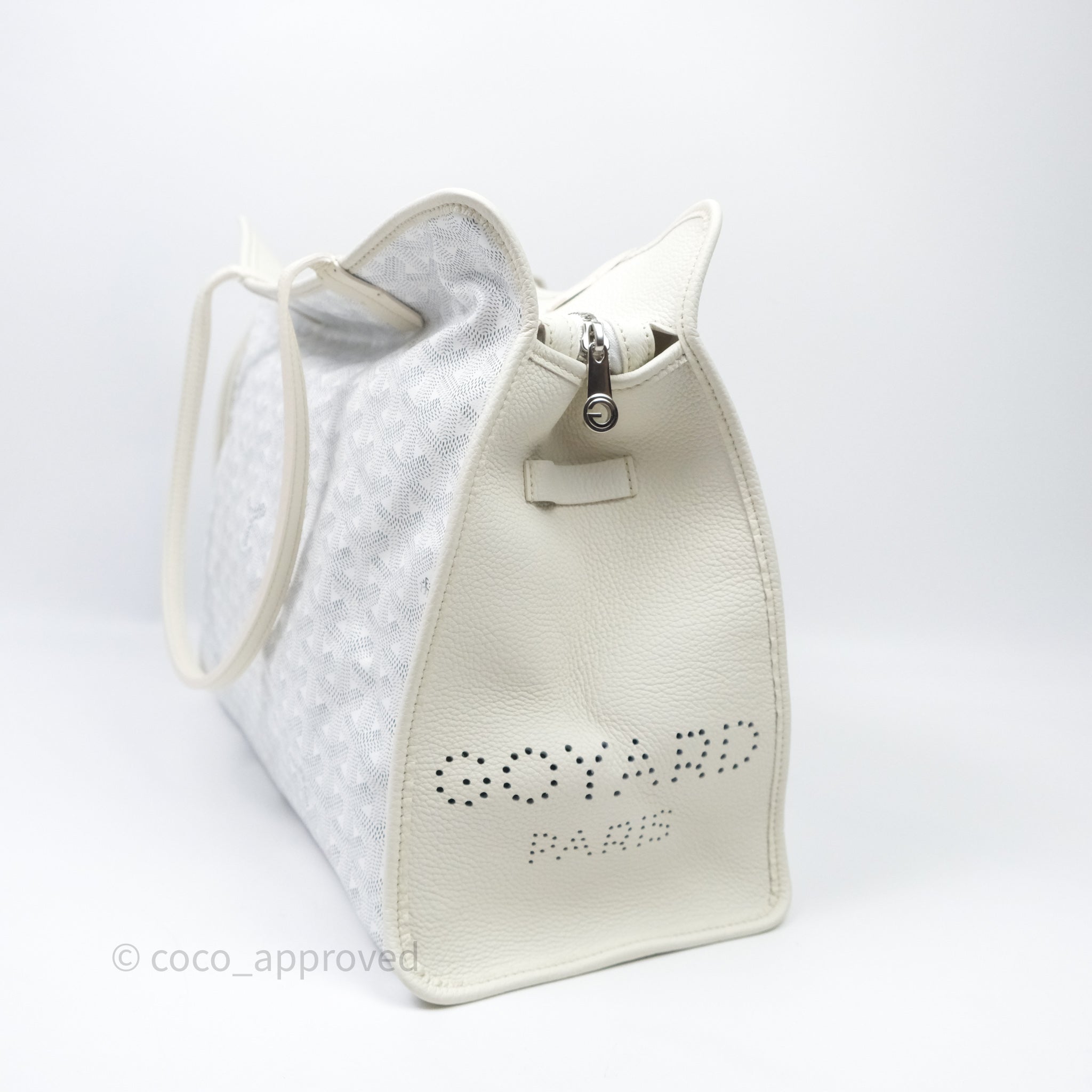 Goyard Goyardine White Sac Hardy PM – Coco Approved Studio