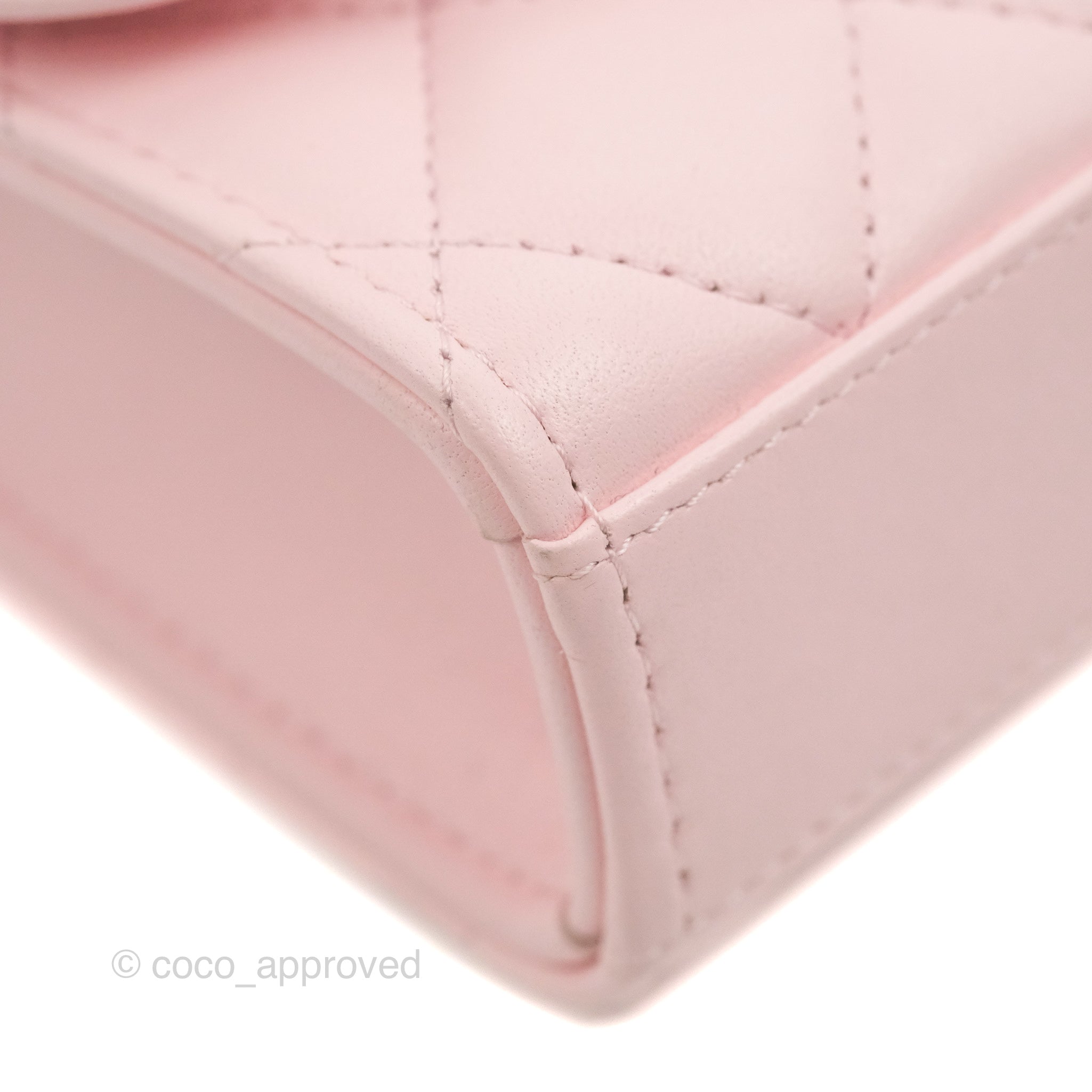 Timeless Classic Chanel mini clutch Pink Leather ref.761882 - Joli