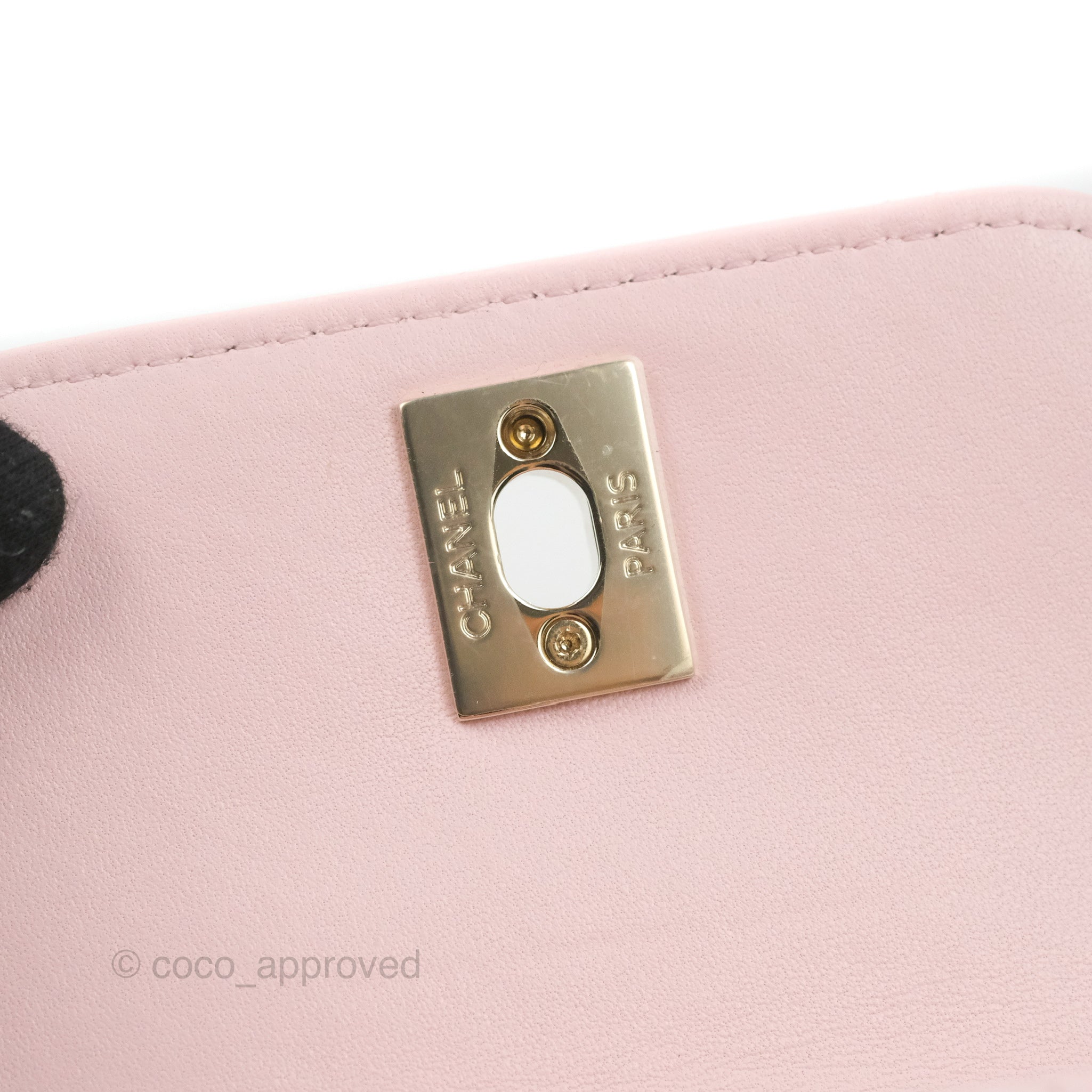 Burberry Check And Leather Card Case Ash Rose/ Dusty Pink