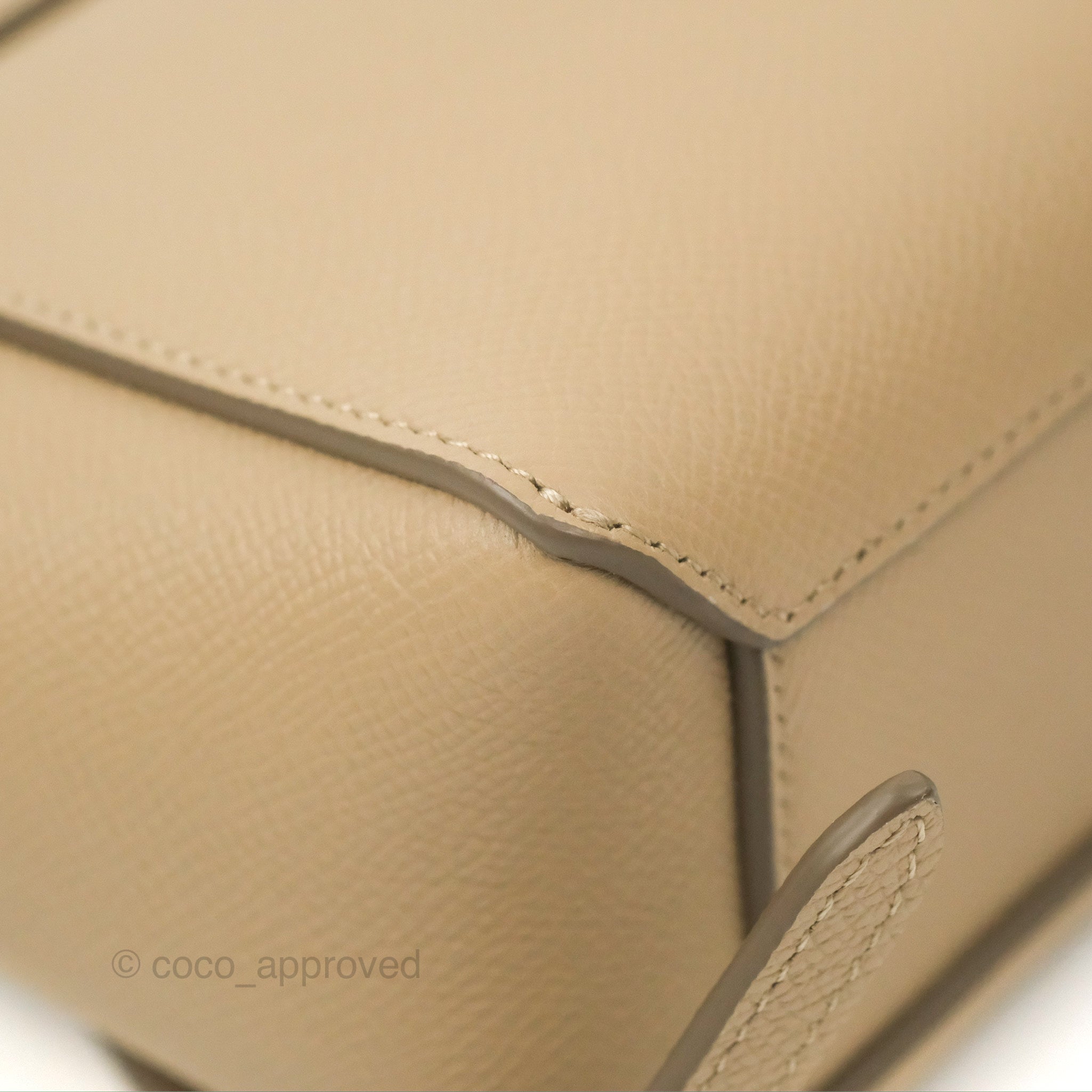 Celine Pico Belt Bag Light Taupe Grained Calfskin Gold Hardware – Coco  Approved Studio