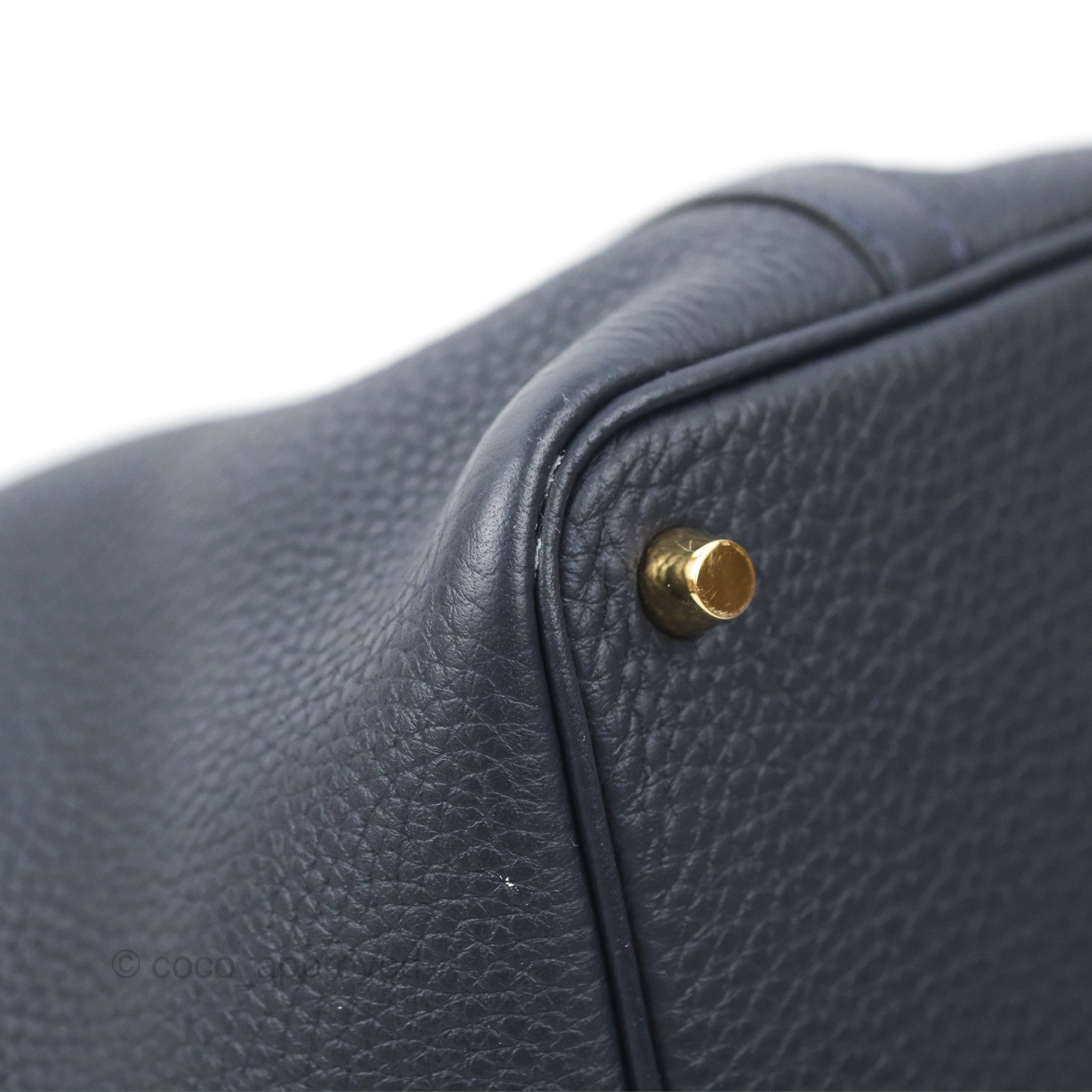 Hermès Picotin Lock Deep Bleu Maurice 18 Gold Hardware, 2023 (Like New), Blue Womens Handbag