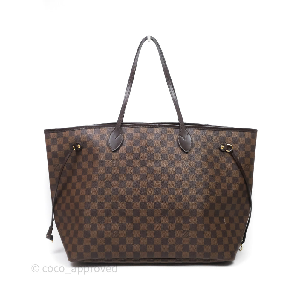 Louis Vuitton Neverfull Tote Bag GM Damier Ebene