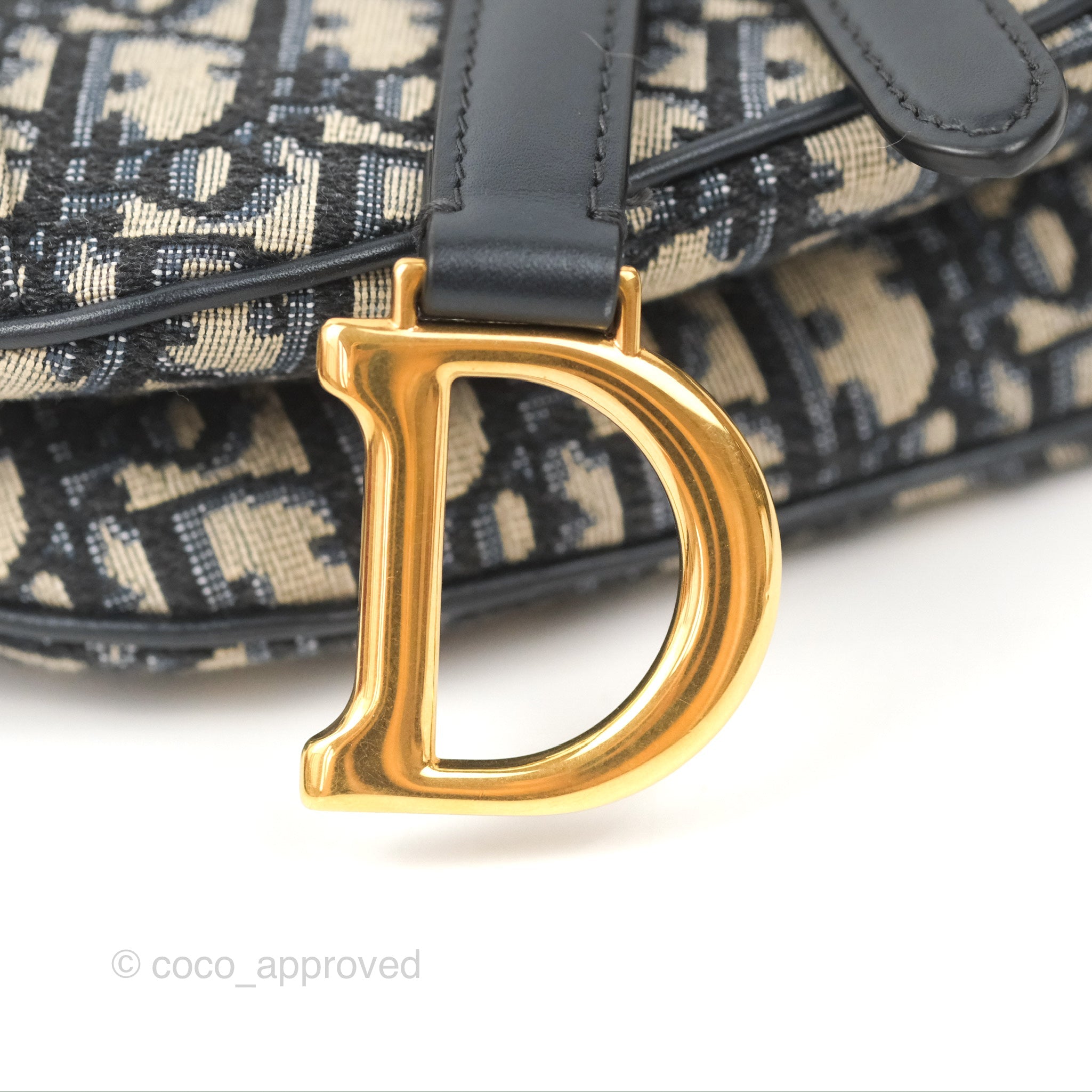 Dior Vintage Oblique Mini Saddle Bag (SHF-21371) – LuxeDH