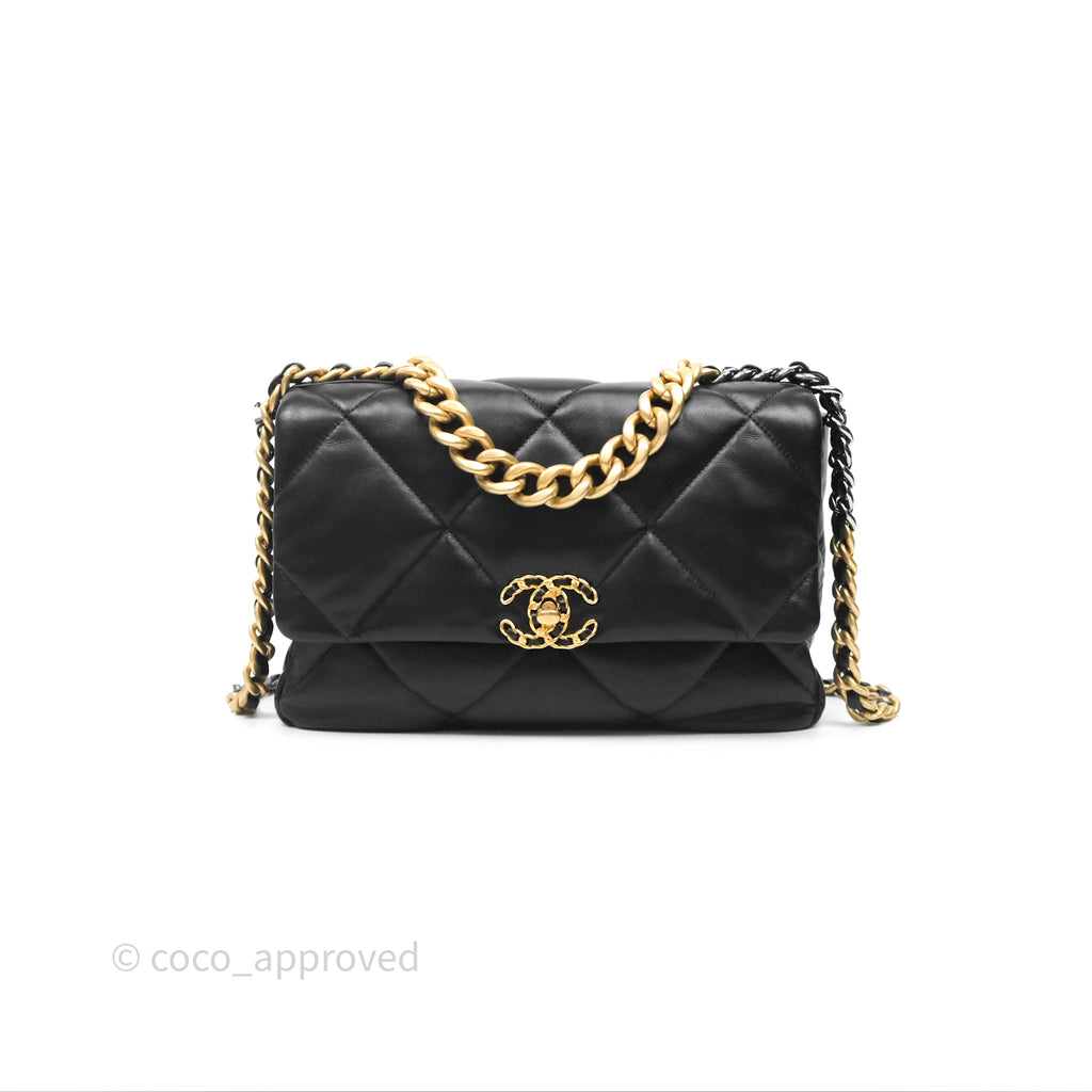 Chanel 19 Medium Black Mixed Hardware