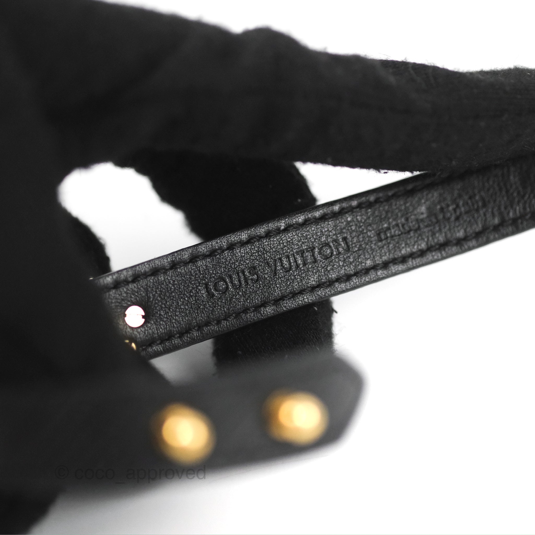 Louis Vuitton Bandouliere Strap Black Monogram – Coco Approved Studio
