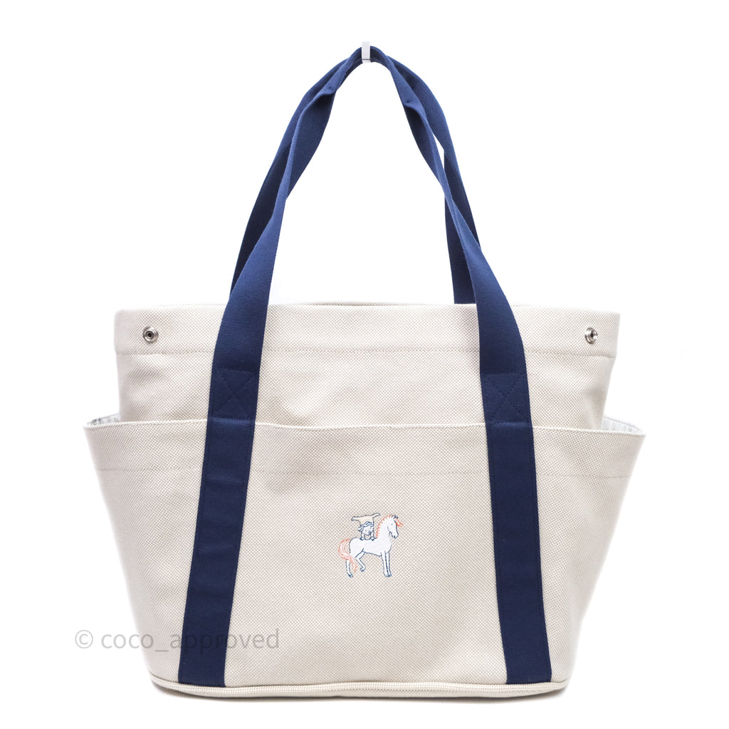 Hermes Cabriole Nappy Bag Gris Perle