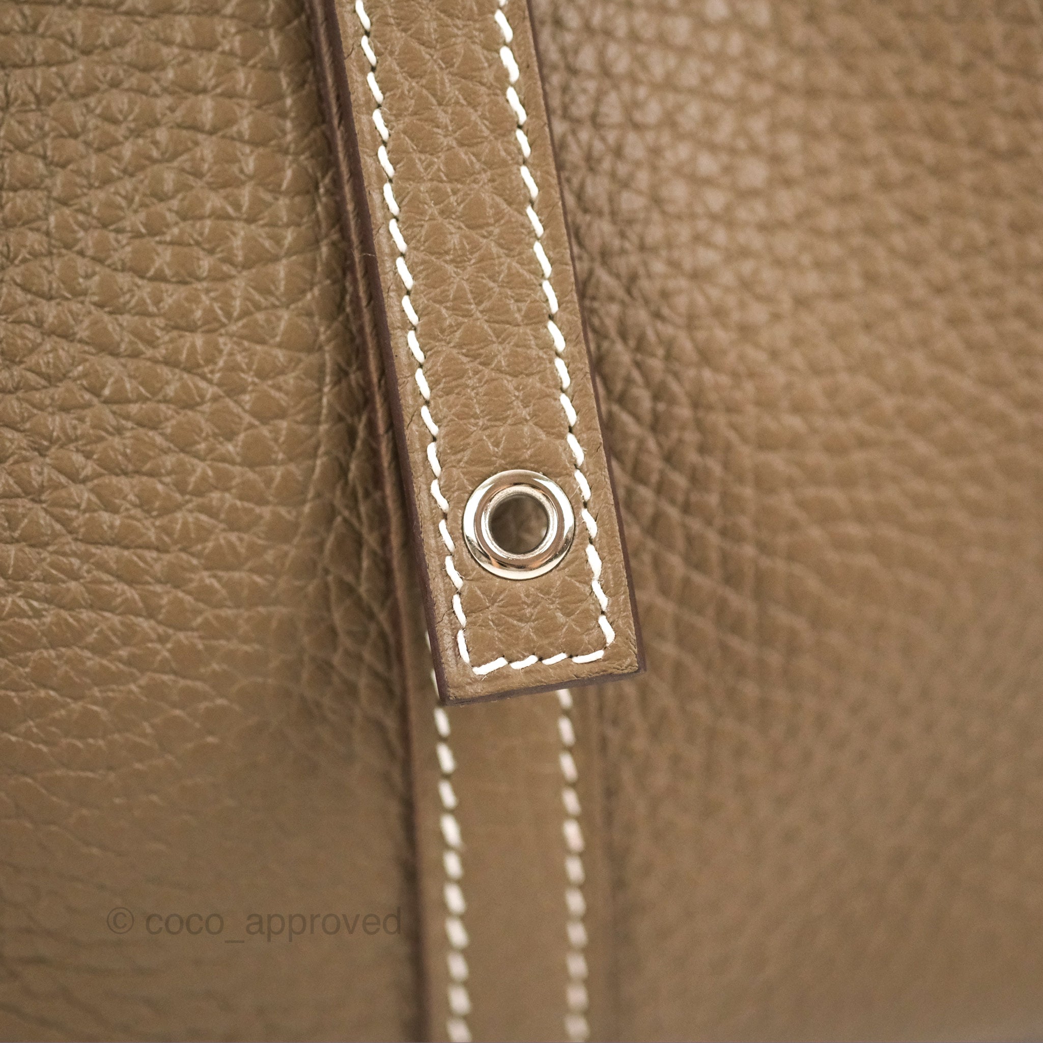 Hermes Picotin Lock 22 Gold Clemence Palladium Hardware – Madison Avenue  Couture