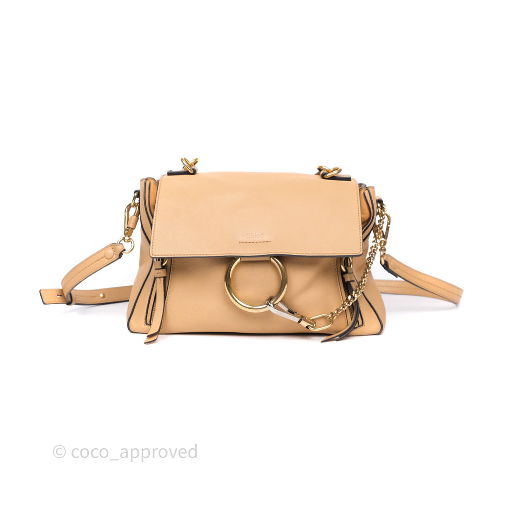 Chloe Medium Faye Day Bag Blush Nude Calfskin
