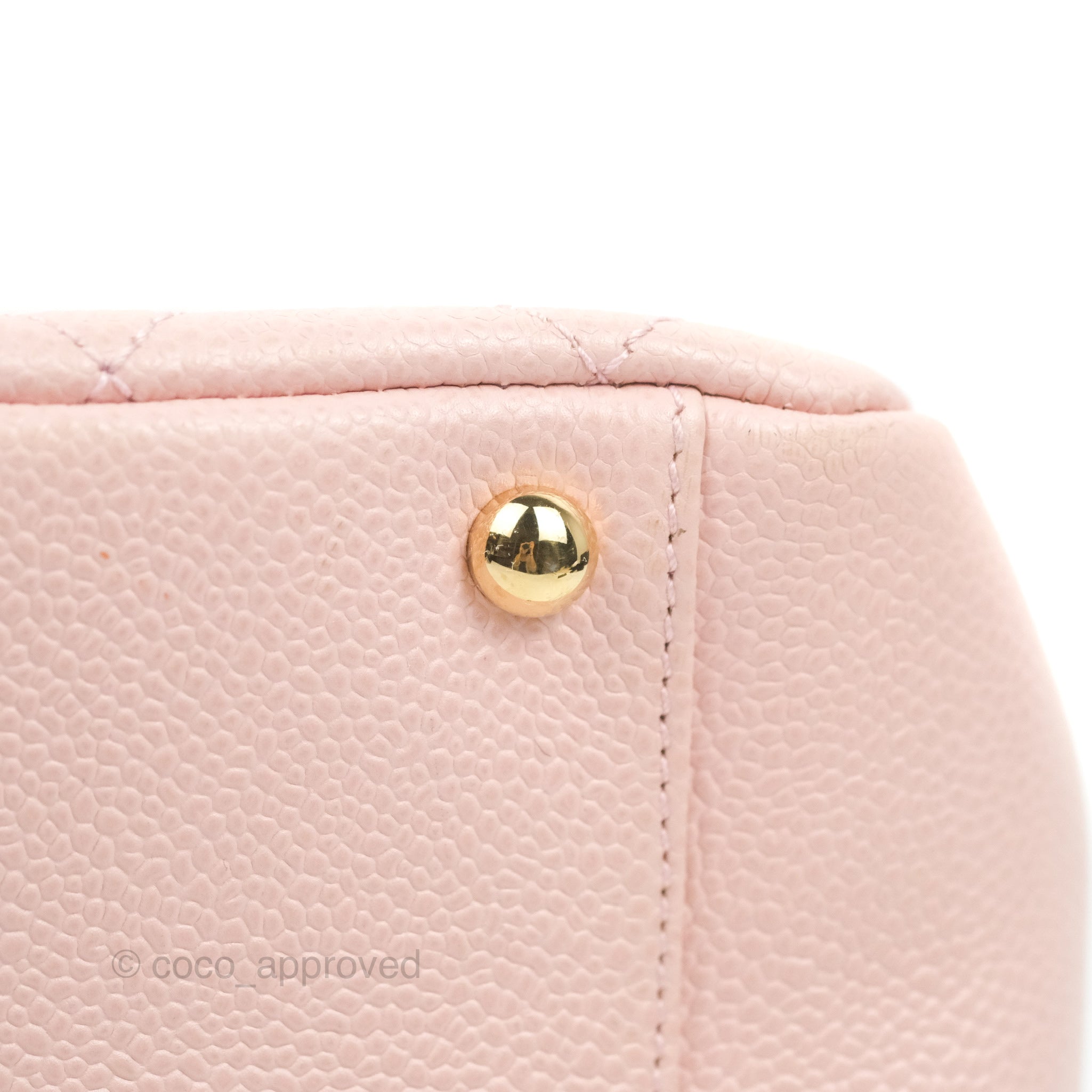 Chanel PTT Petite Timeless Shopping Tote Bag Pink Caviar Gold Hardware –  Coco Approved Studio