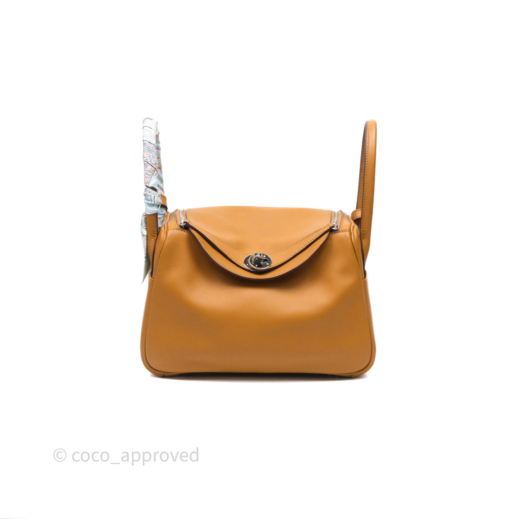 Hermès Lindy 26 Swift Sesame 2S/lime 9R Palladium Hardware