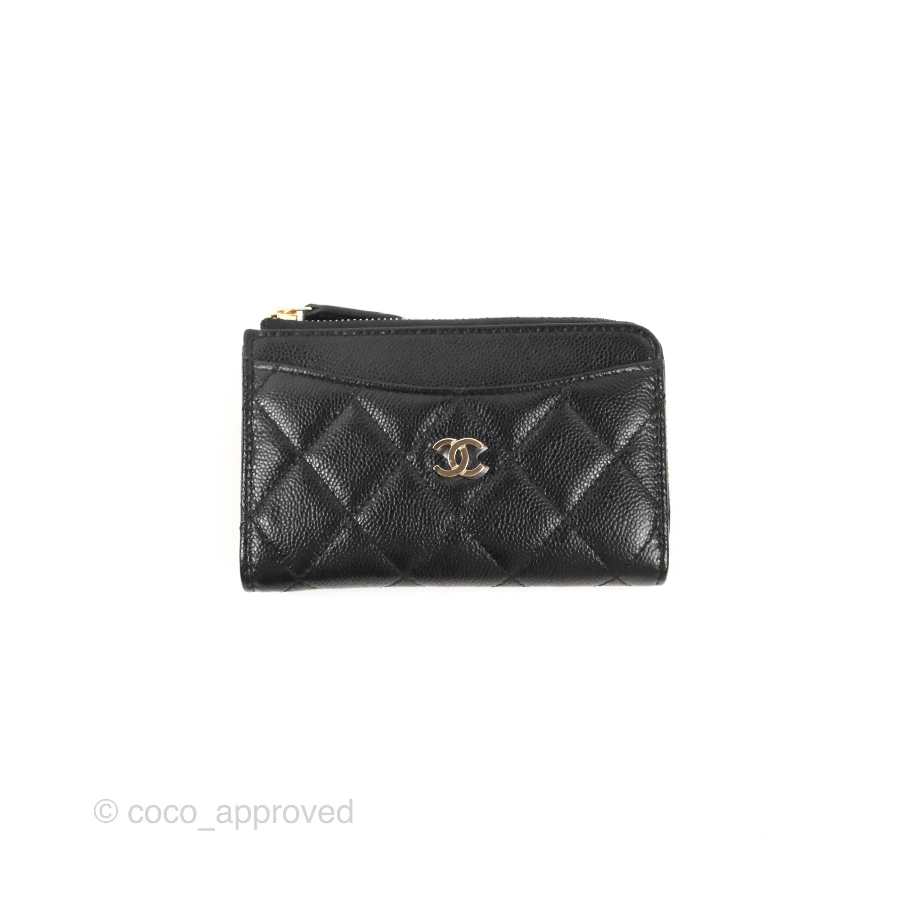 Chanel Quilted Glasses Case With Chain Black Caviar Silver Hardware – Coco  Approved Studio