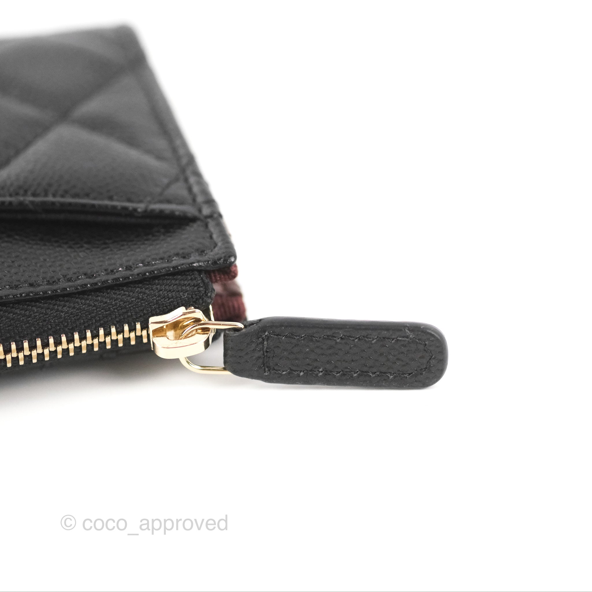 Chanel Cavier Zip Card Holder – ILUXURY LTD