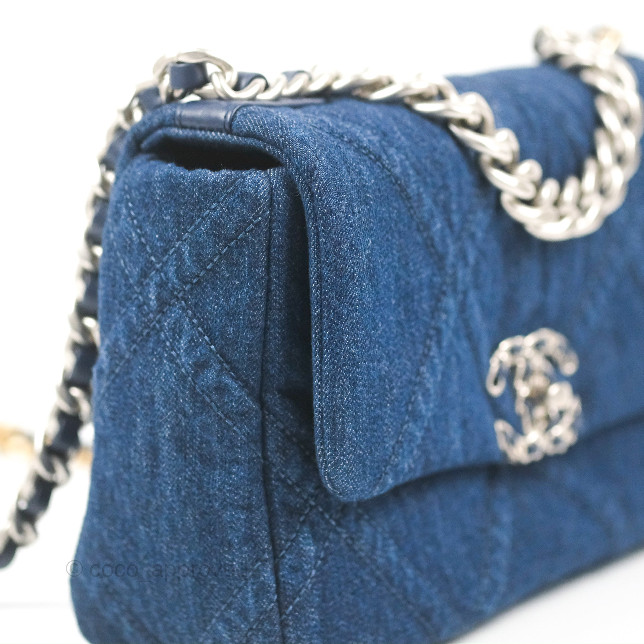 Chanel 19 Small Denim Mixed Hardware – Coco Approved Studio