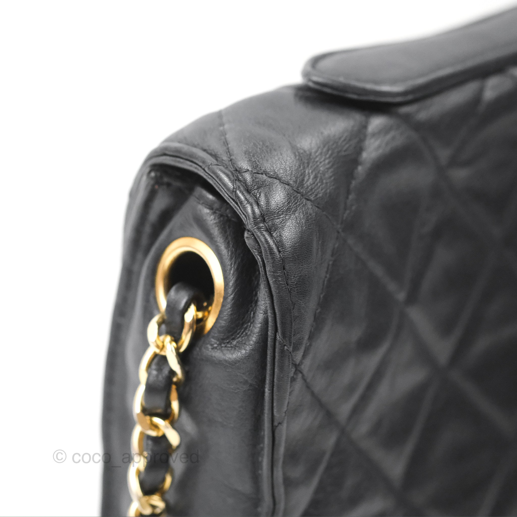 Chanel Chain Shoulder Bag Pochette Purse Beige Caviar 3890779