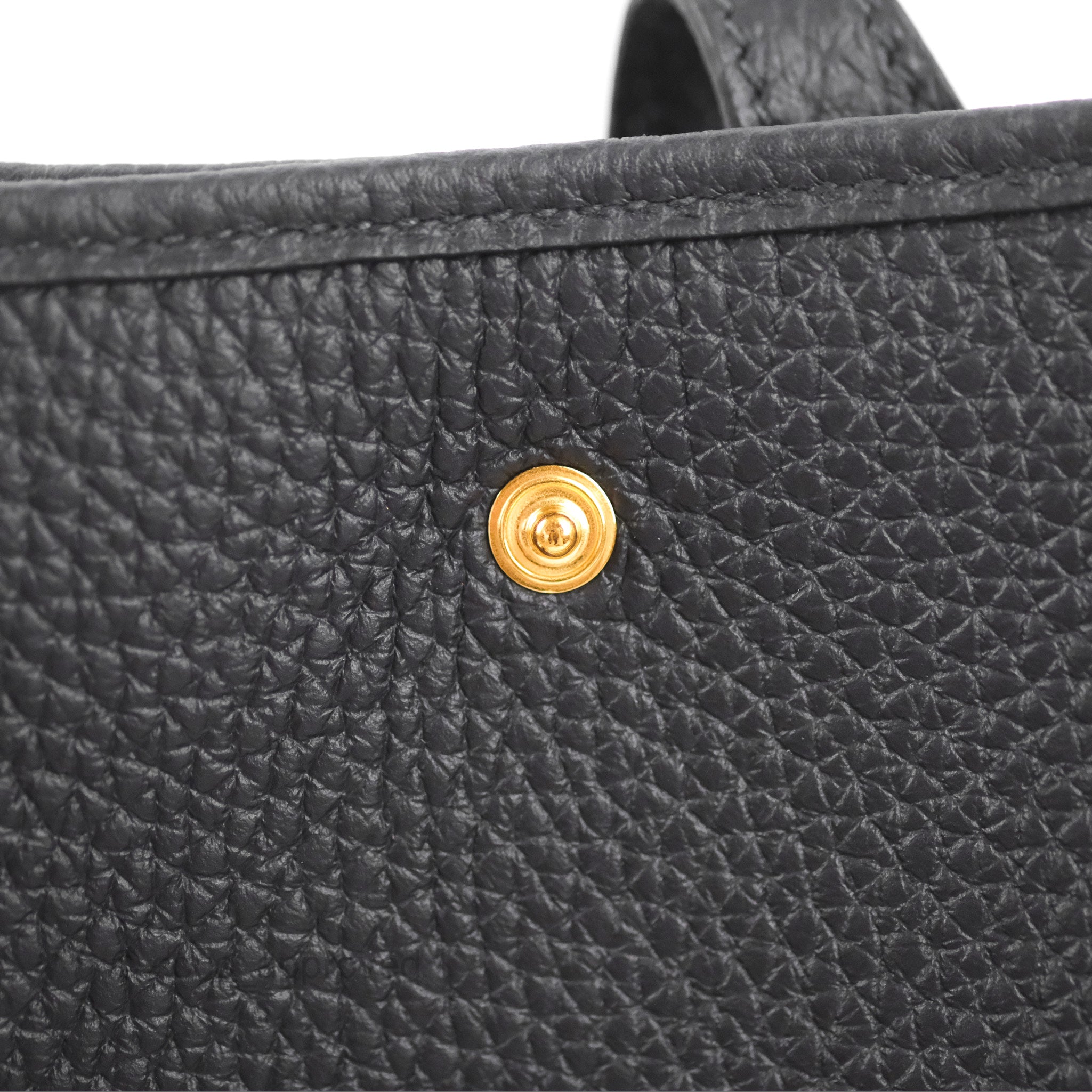 Hermès Mini Evelyne 16 Leather Bag Black Clemence Gold Hardware