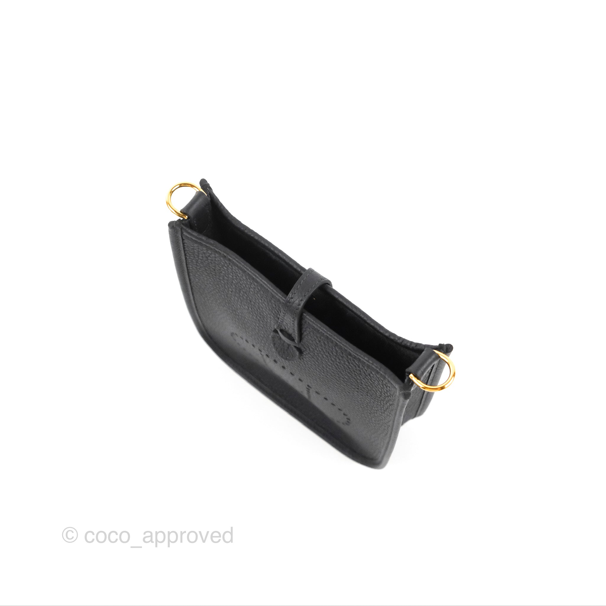 Hermès Mini Evelyne 16 Caban Clemence Gold Hardware – Coco