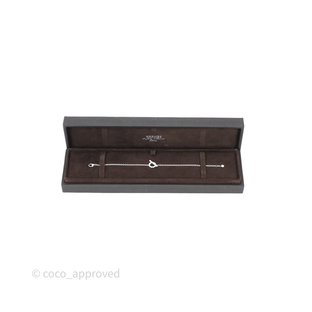 Hermès Finesse Bracelet Diamonds White Gold