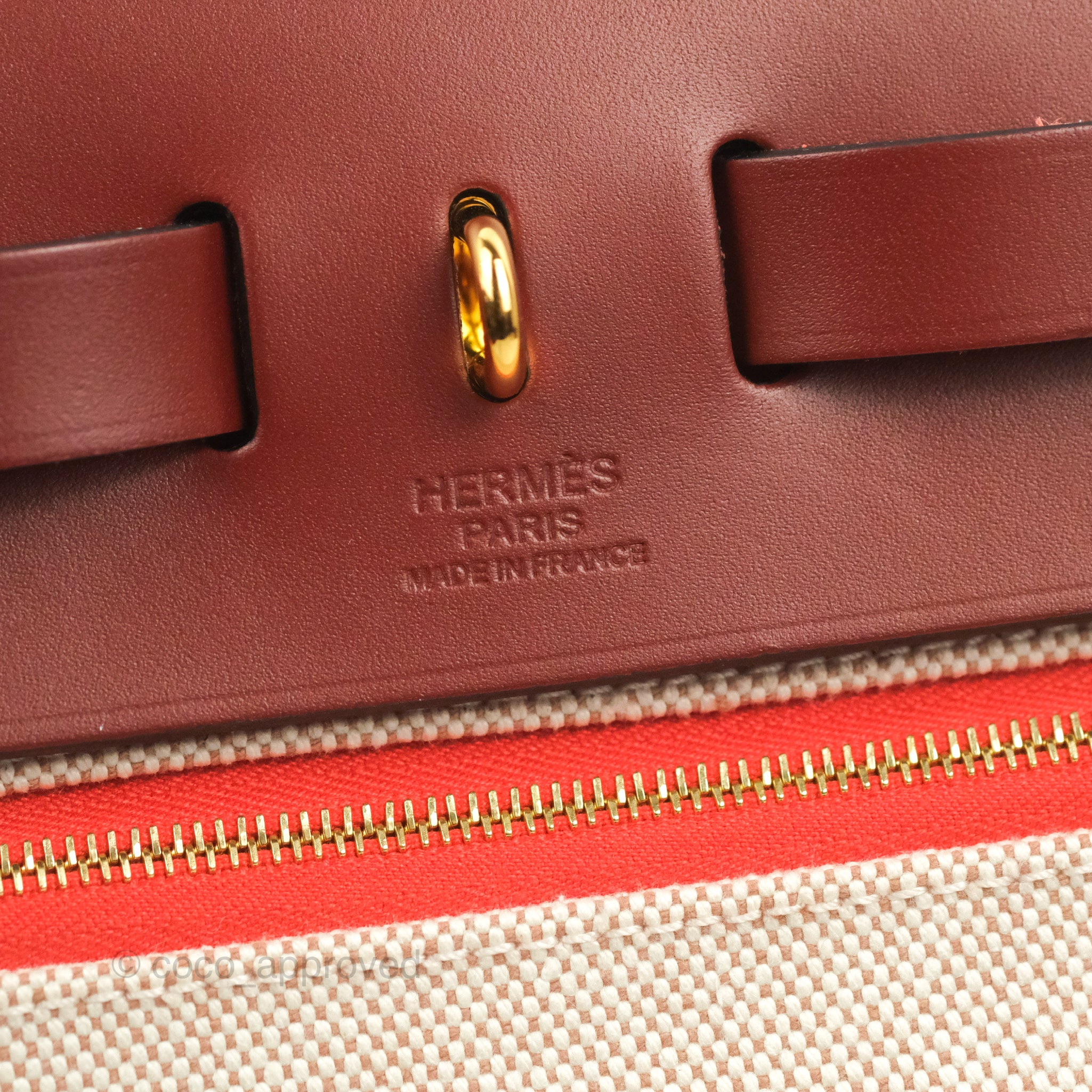 Hermès Herbag 31 Rouge H