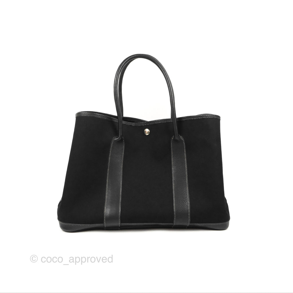 Hermès Garden Party 36 Canvas Black