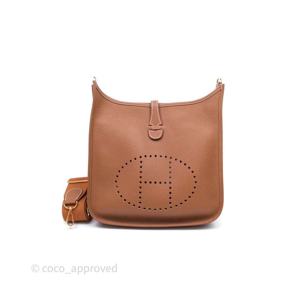 Hermes Evelyne III 29 Gold Clemence Gold Hardware