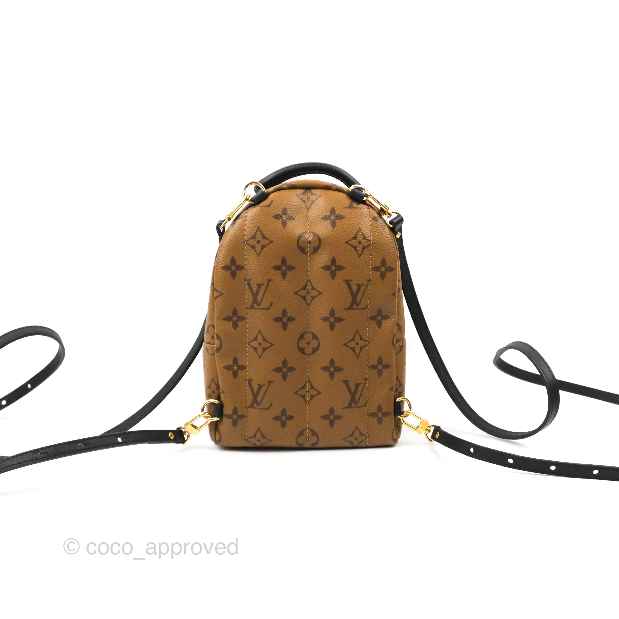 dhgate palm springs backpack mini Louis Vuitton Reverse Mini Palm Springs Backpack – Coco Approved Studio
