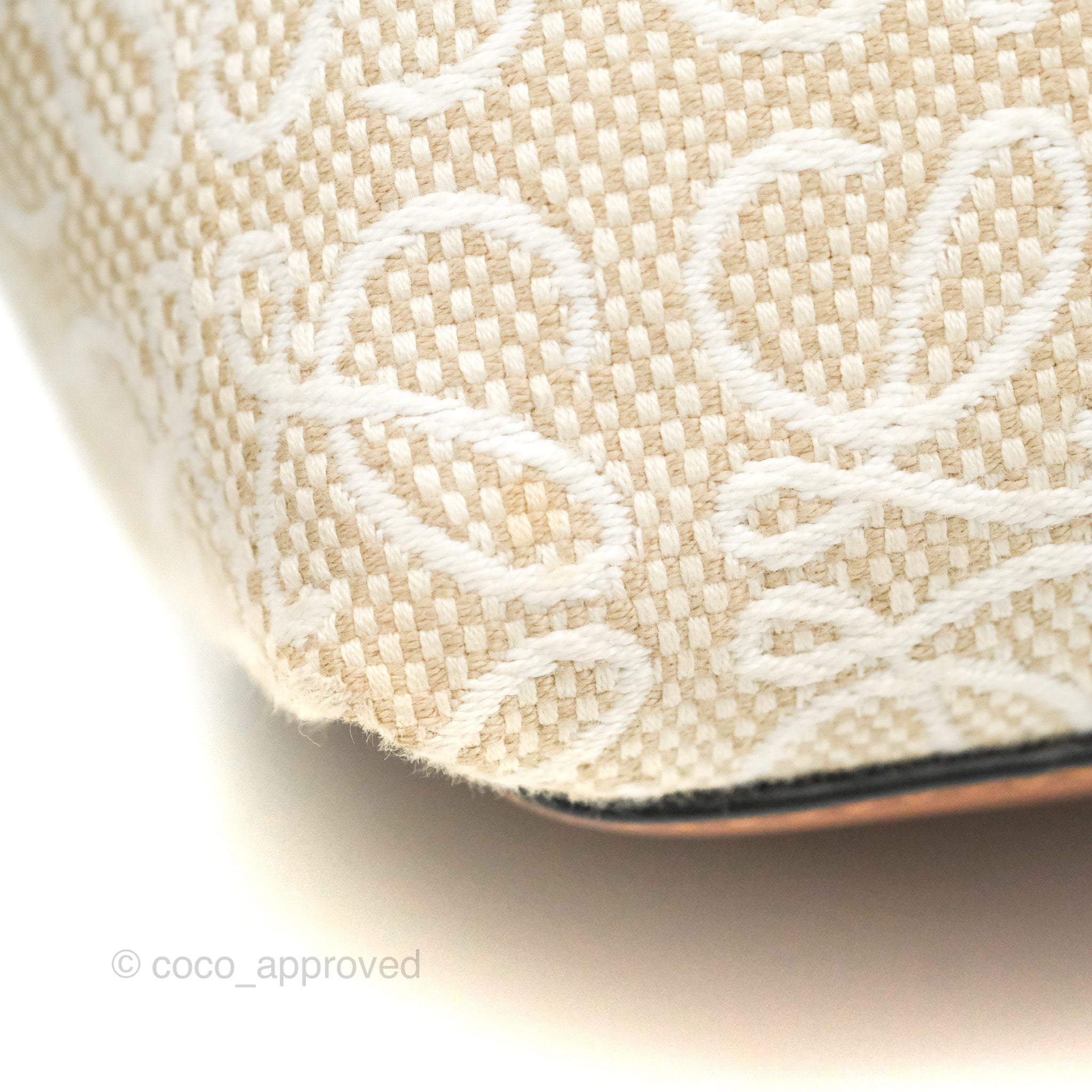 Loewe Small Cubi bag in Anagram Jacquard & Calfskin Ecru/Tan – Coco  Approved Studio