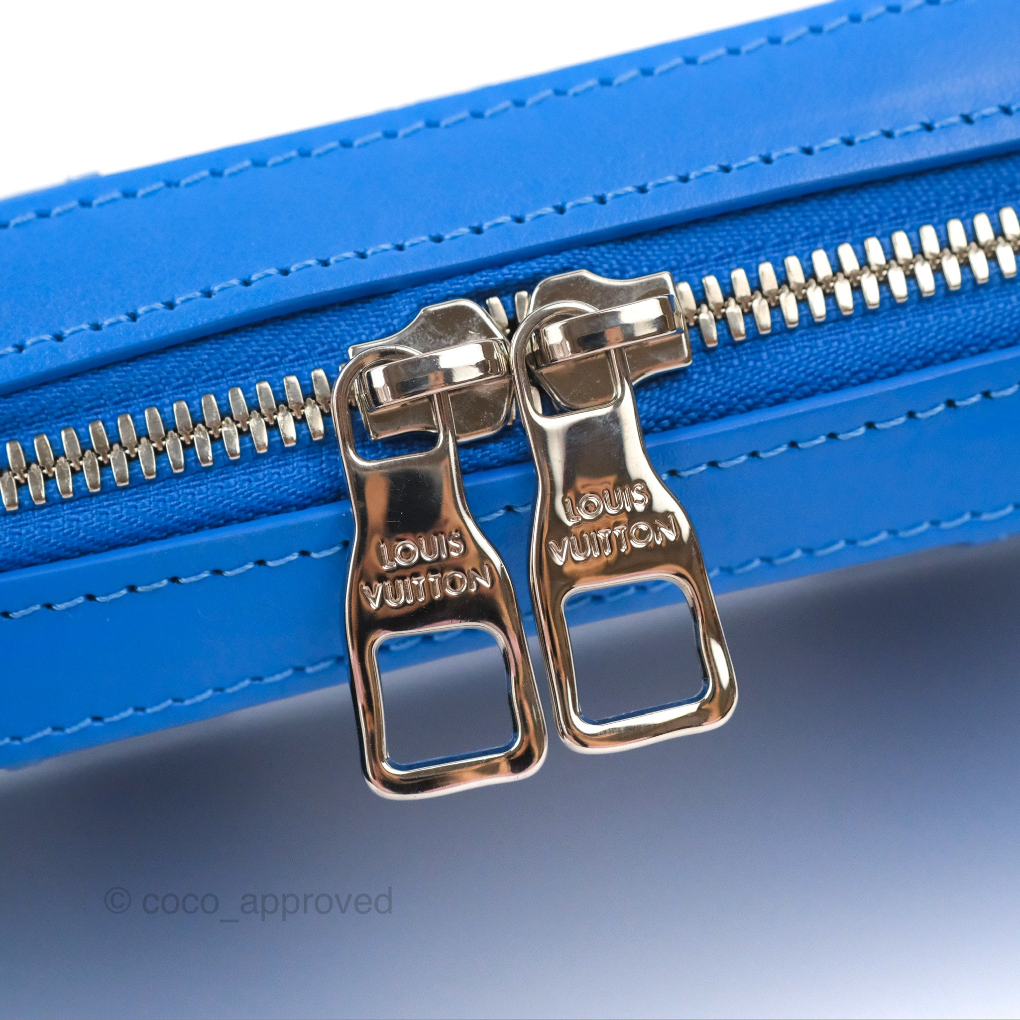 Louis Vuitton Virgil Abloh Blue Monogram Cloud Coated Canvas Soft Trunk  Necklace Wallet Silver Hardware, 2020 Available For Immediate Sale At  Sotheby's