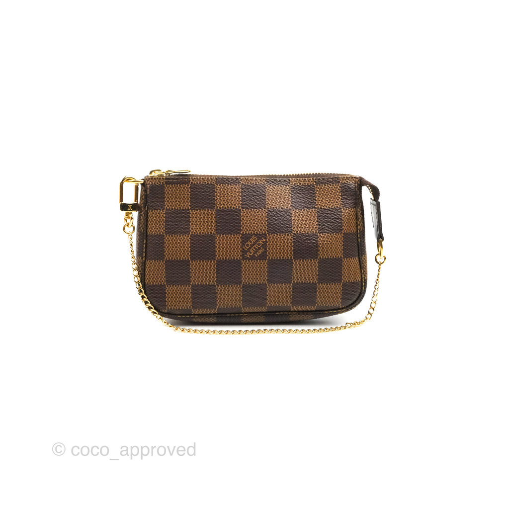 Louis Vuitton Mini Pochette Accessories Damier Ebene