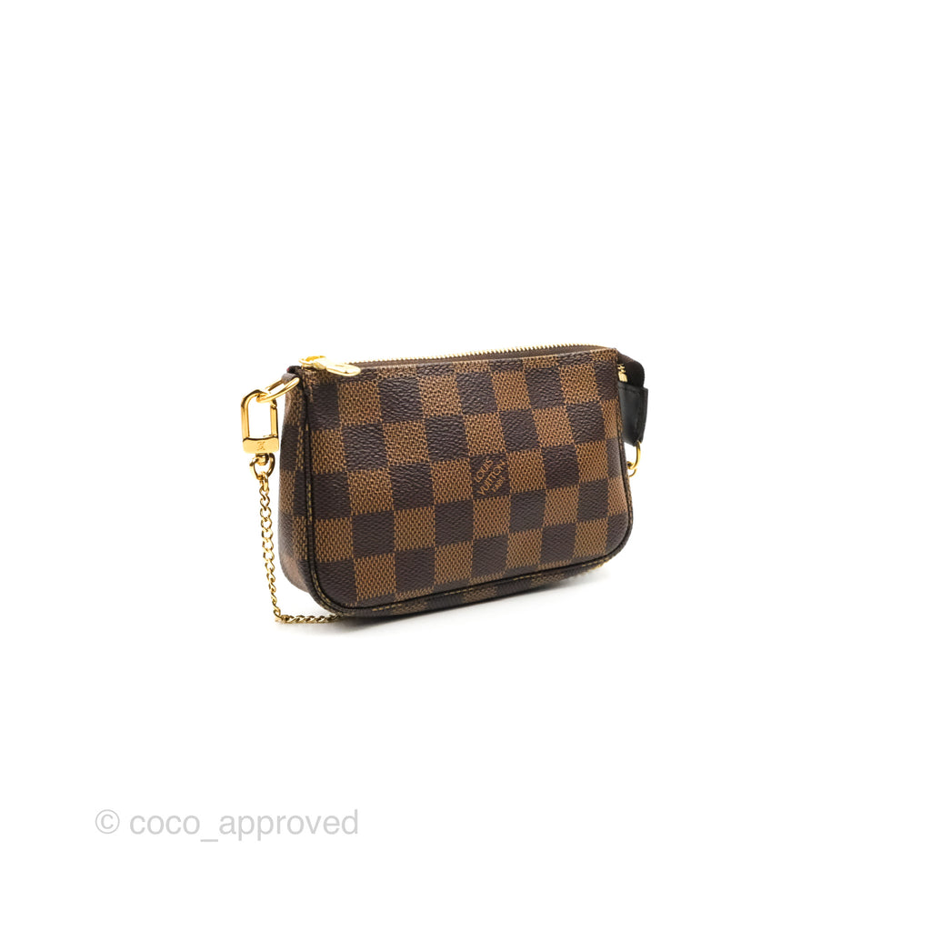 Louis Vuitton Mini Pochette Accessories Damier Ebene