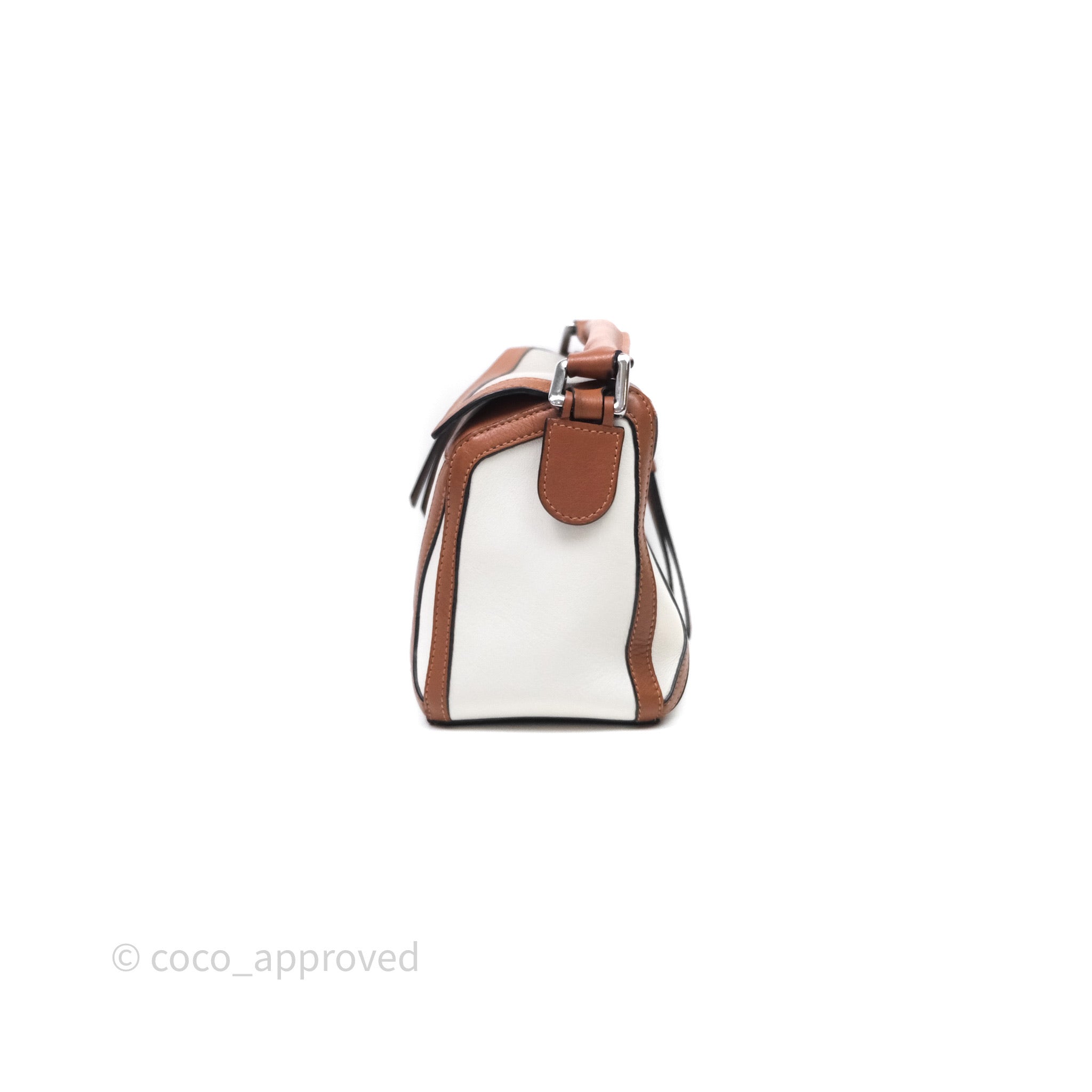 ロエベ LOEWE Loewe Small Graphic Puzzle Bag Ghost Soft White Calfskin