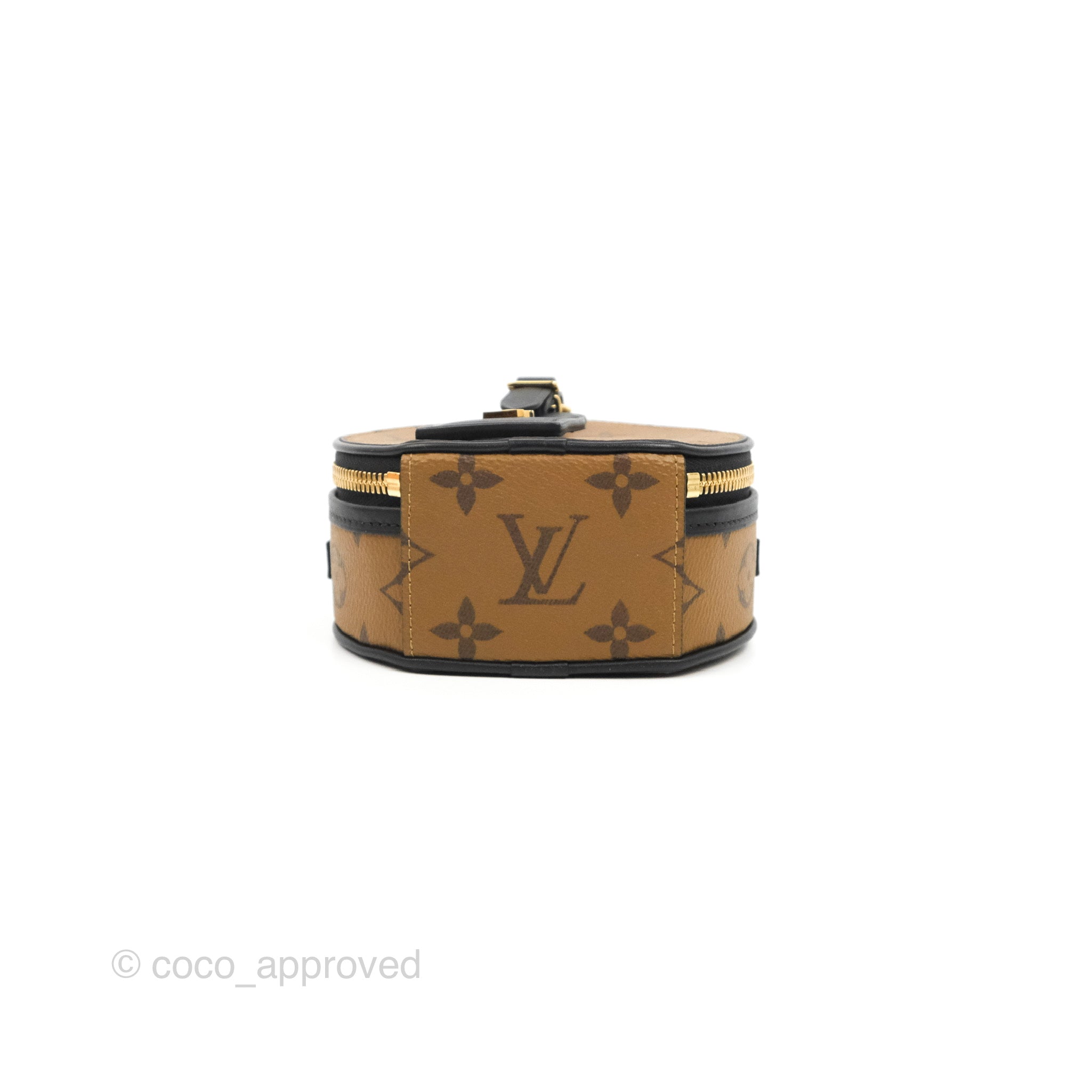 Louis Vuitton Mini Boîte Chapeau Monogram Reverse Canvas Black – Coco  Approved Studio
