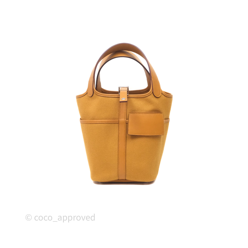 Hermes Picotin Lock 18 Cargo Pockets Sesame 2S Palladium Hardware