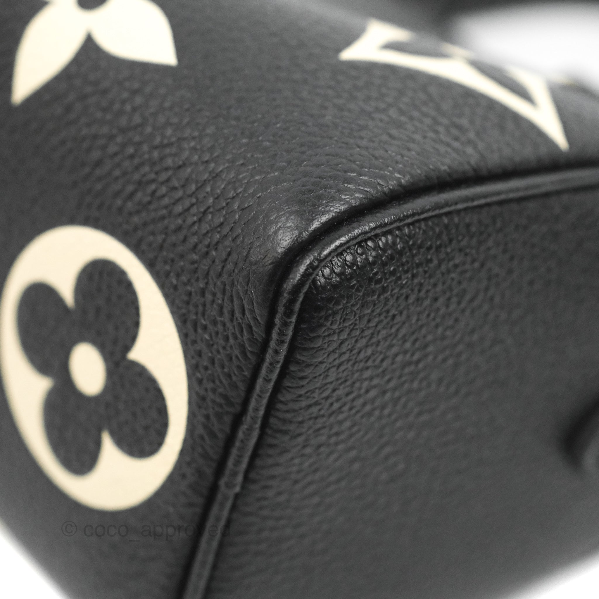 M82450 Louis Vuitton Nano Speedy Black Monogram Empreinte embossed supple  grained cowhide leather – Louis Vuitton Outlet USA