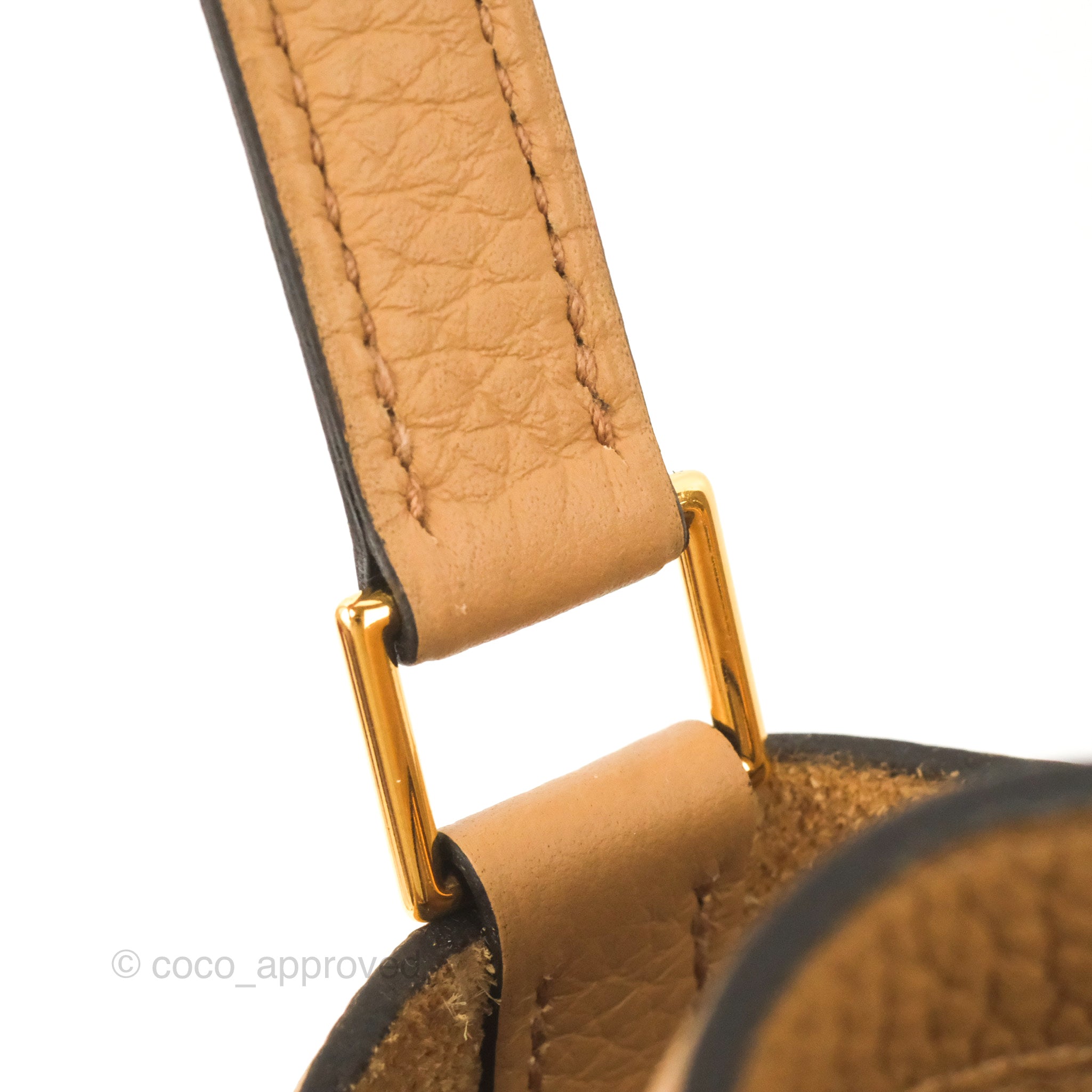 Hermès Taurillon Clemence Picotin Lock 18 PM Etoupe Gold Hardware – Coco  Approved Studio