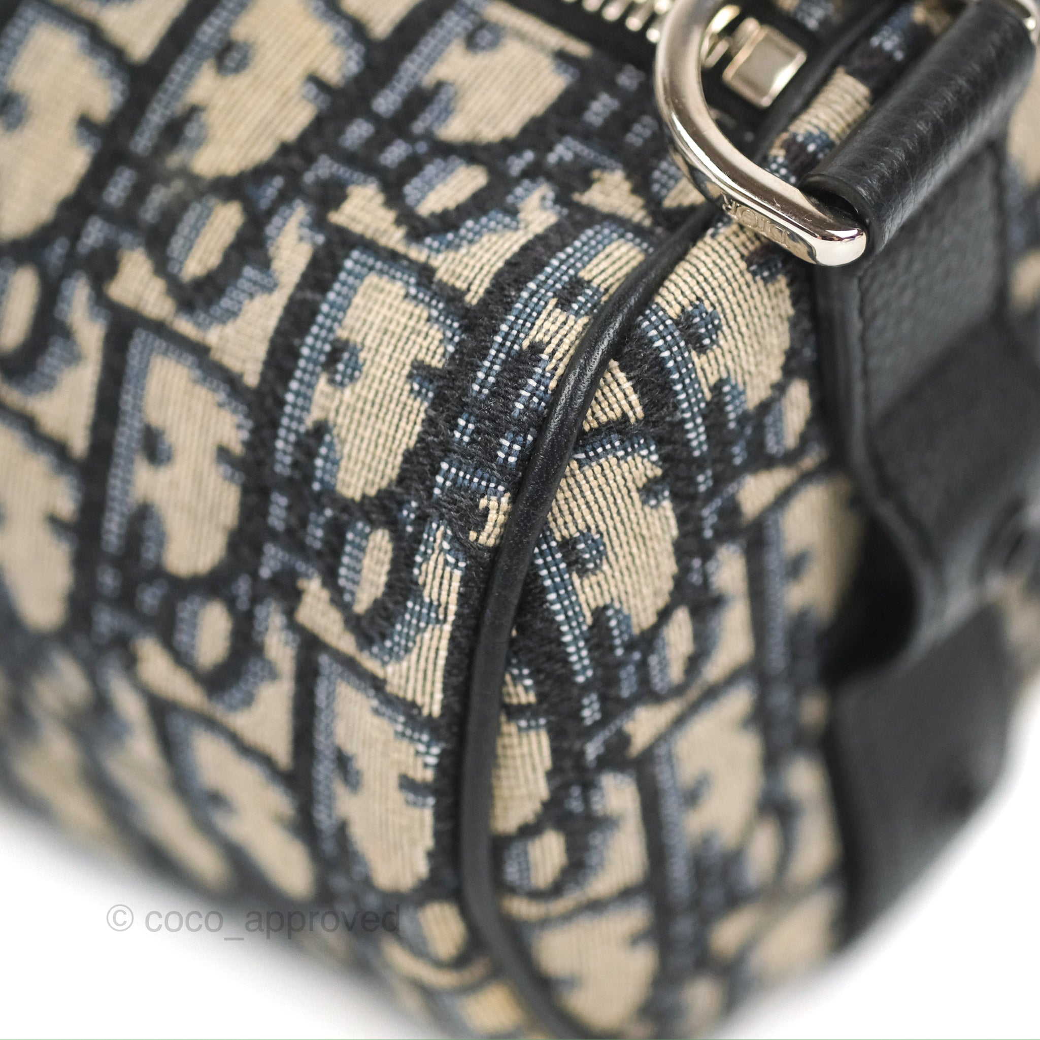 Dior Men's Mini Roller Messenger Bag Oblique Jacquard – Coco