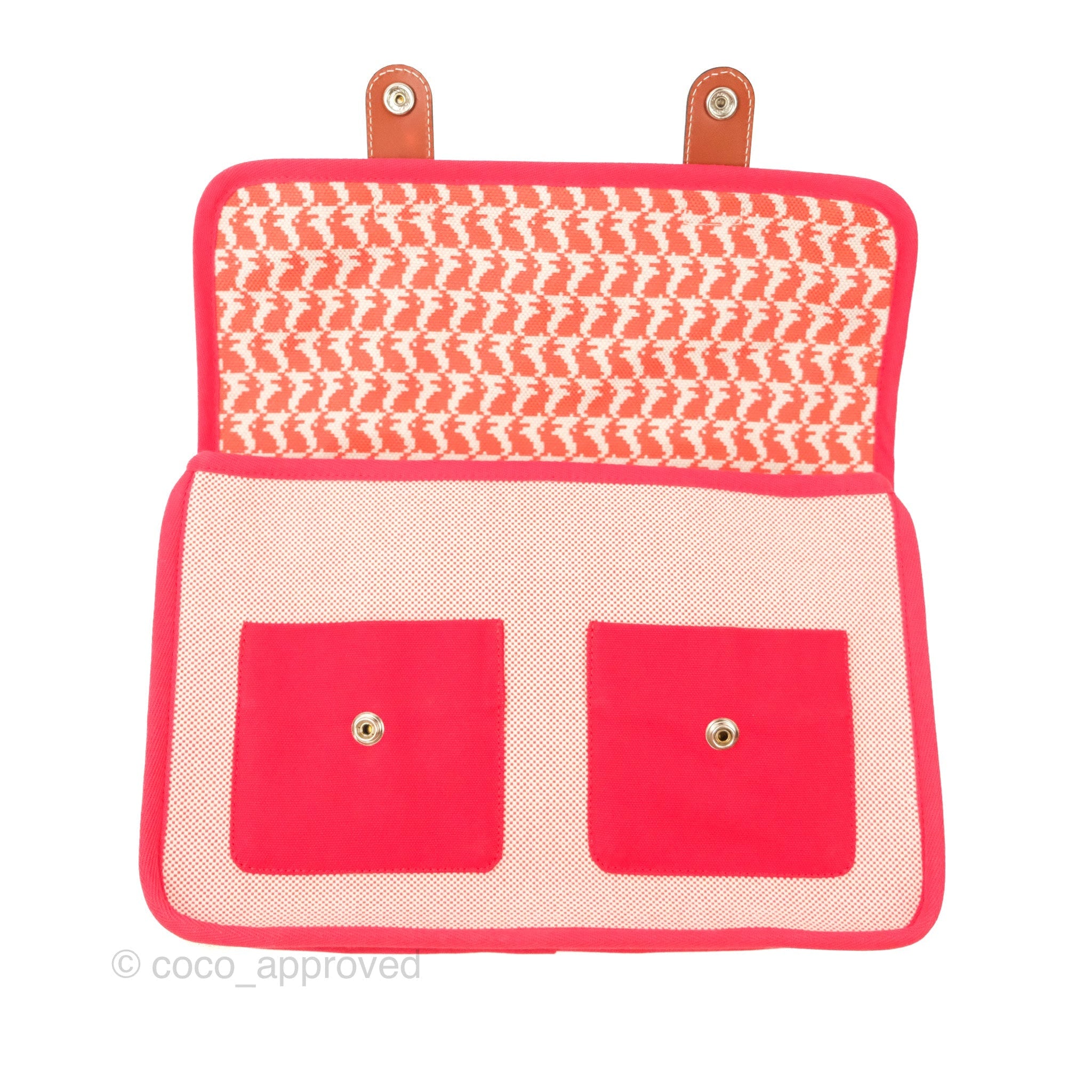 Hermes Kids Animaux Pixel Backpack Red – Coco Approved Studio