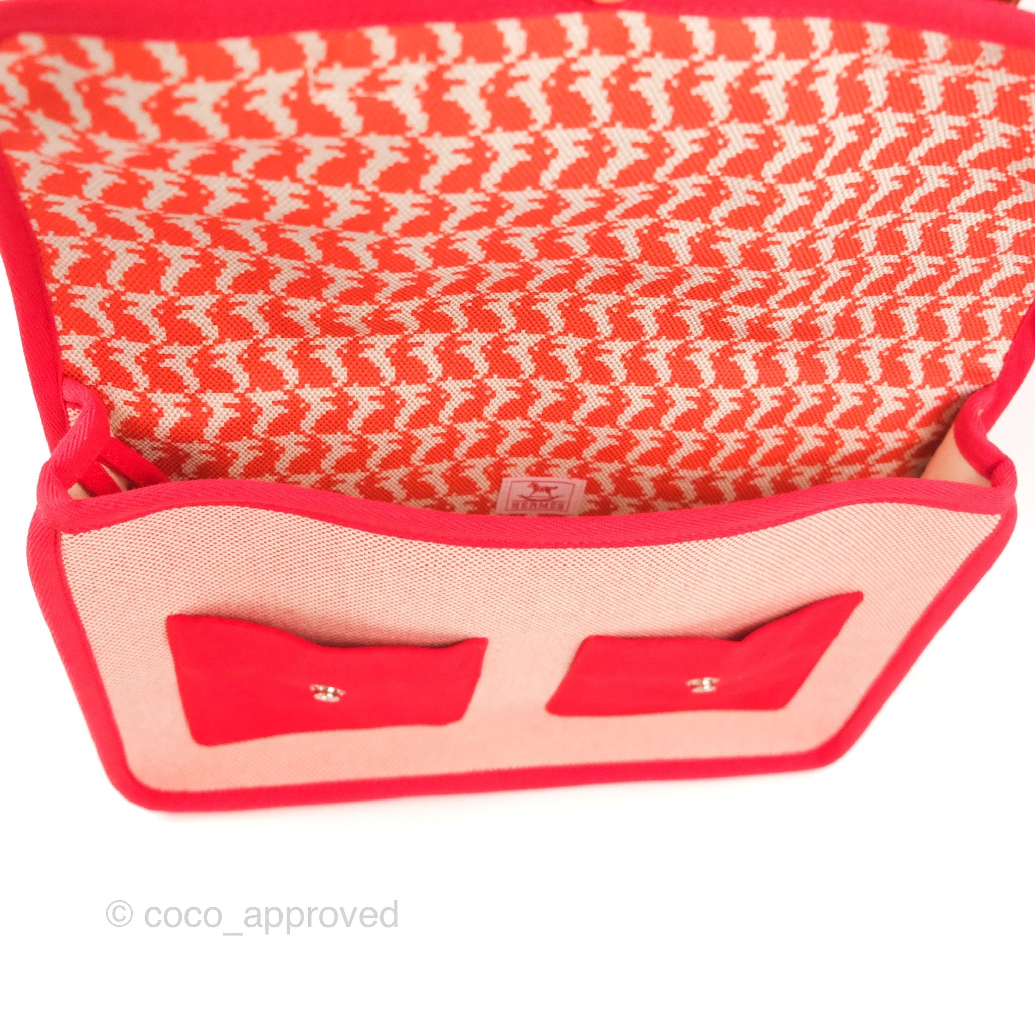 Hermes Kids Animaux Pixel Backpack Red – Coco Approved Studio