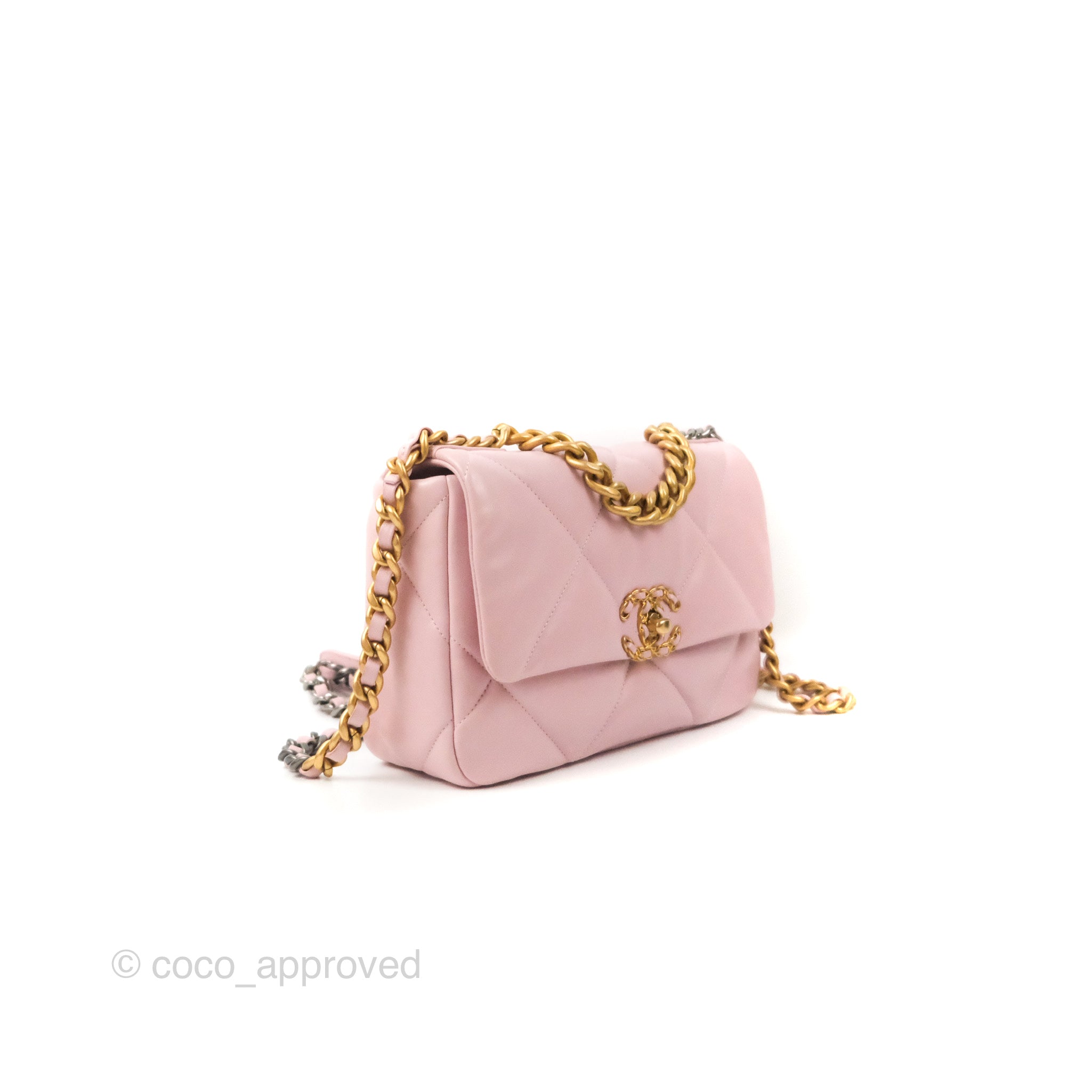 Chanel 19 Rose Clair Small
