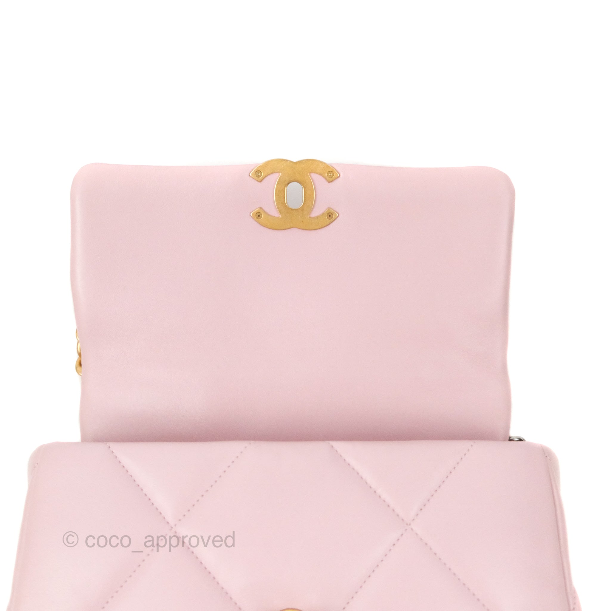 UNBOXING Chanel 21S light pink classic small wallet in Celine Pico