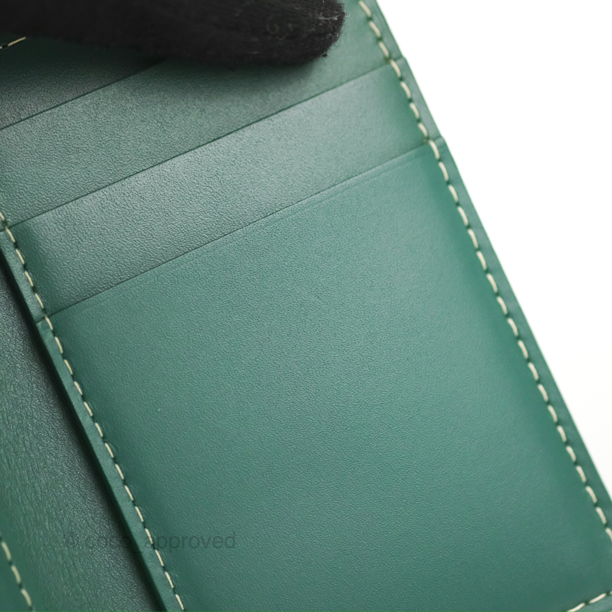 New Goyard Wallet Green / 8 card - Mix & Match Boutique