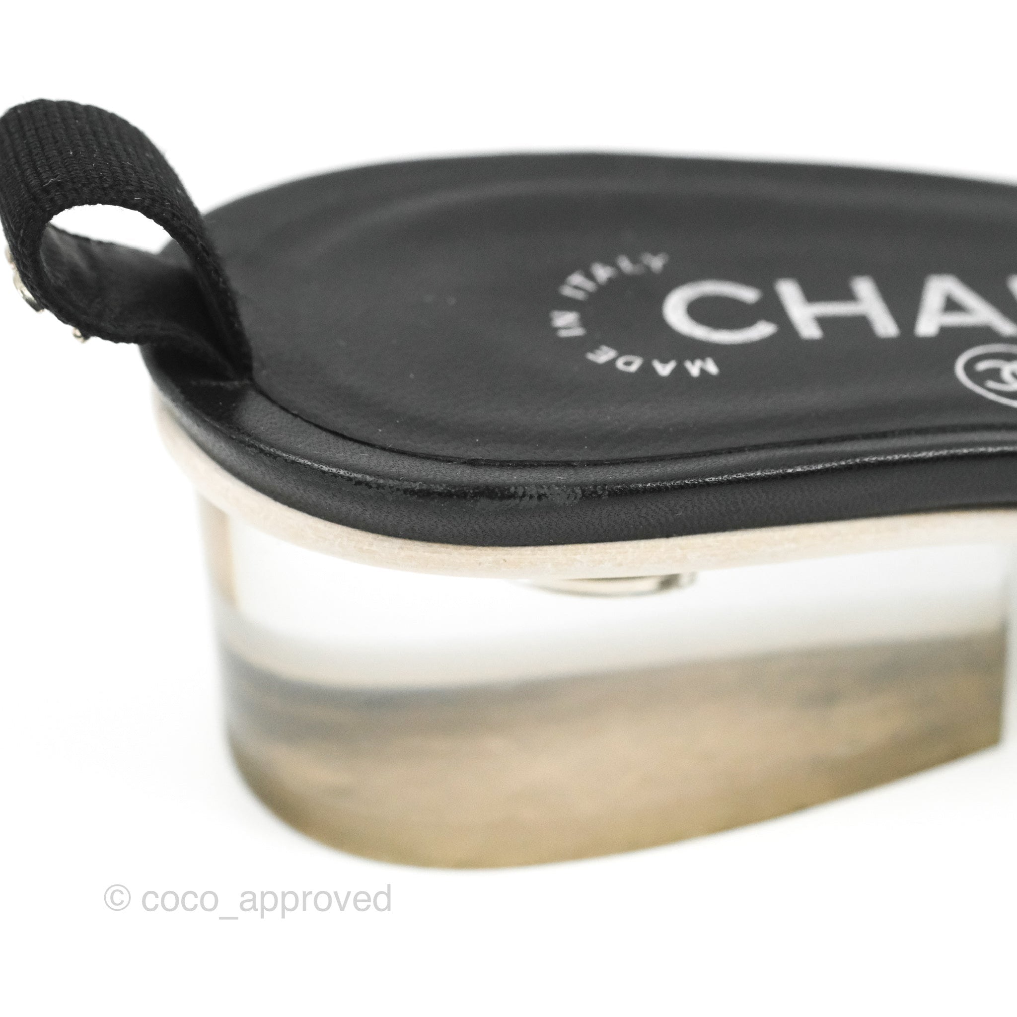【エレガント】CHANEL 25ss サンダル CCロゴ Chanel CC Logo PVC Slide Sandals Black Size 35.5 – Coco